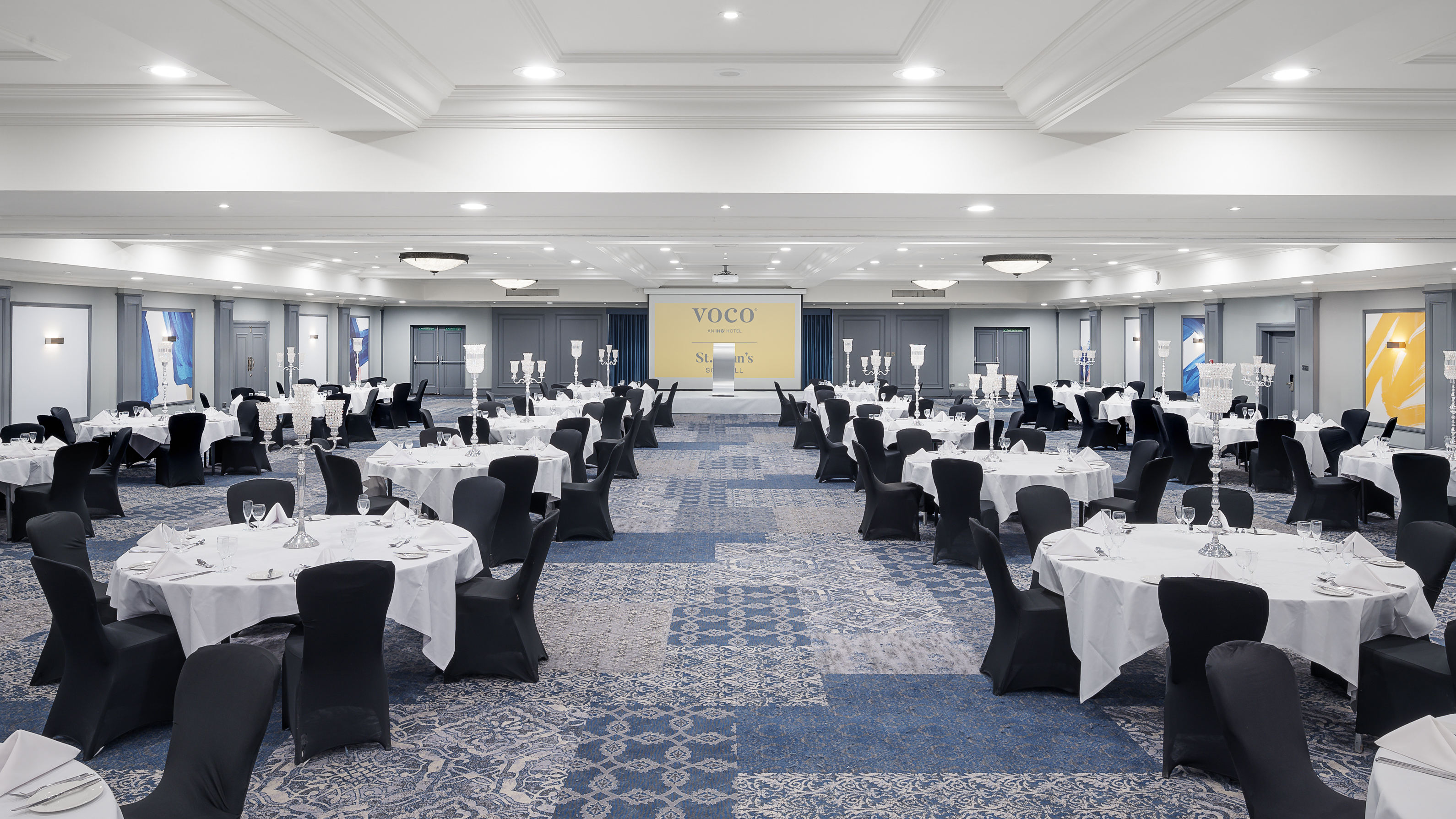 Elegant Park Suite at St Johns Hotel Birmingham, perfect for banquets and conferences. - Banner