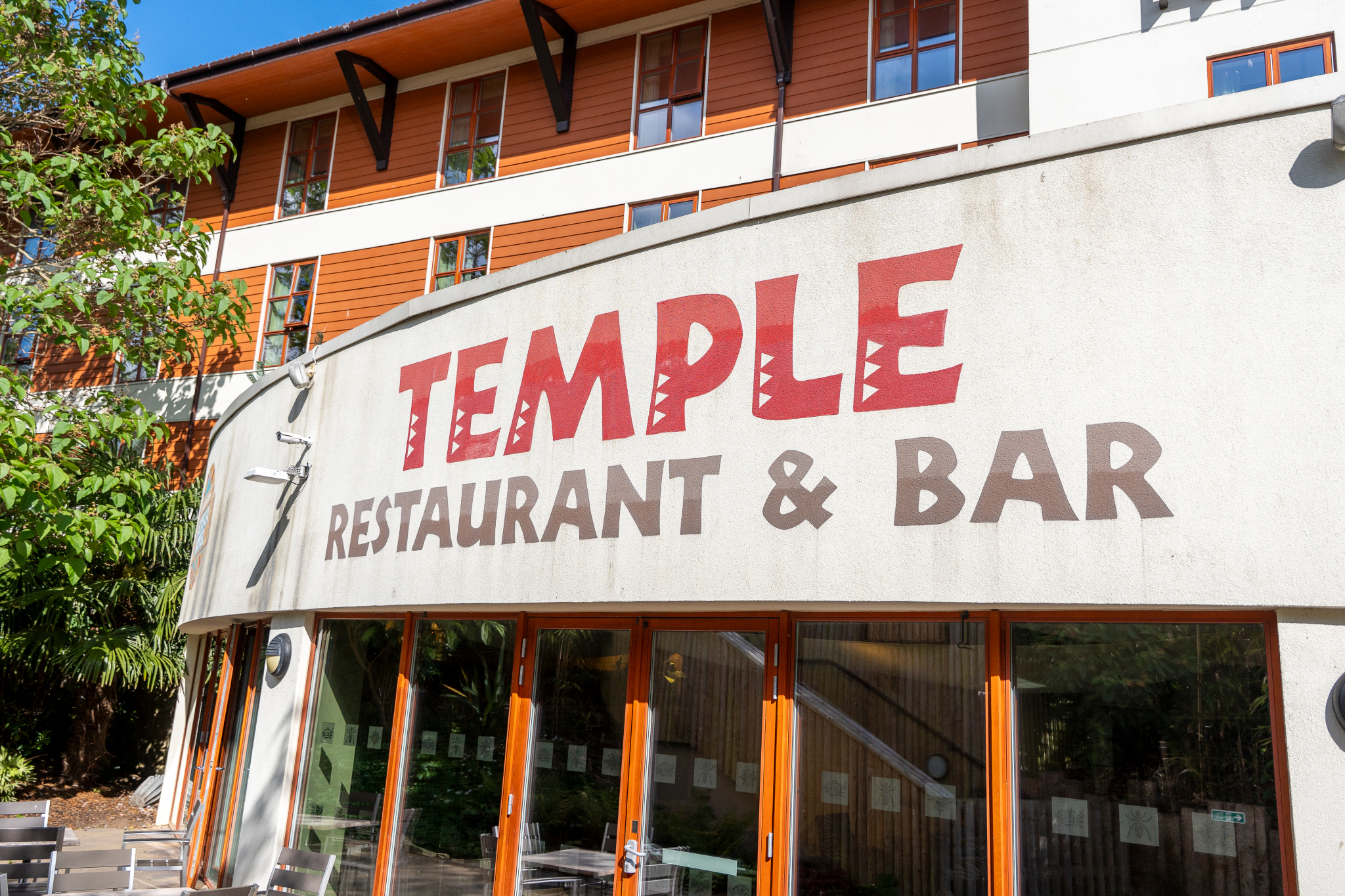 "Temple Restaurant & Bar at Chessington World of Adventures, ideal for casual meetings and events."