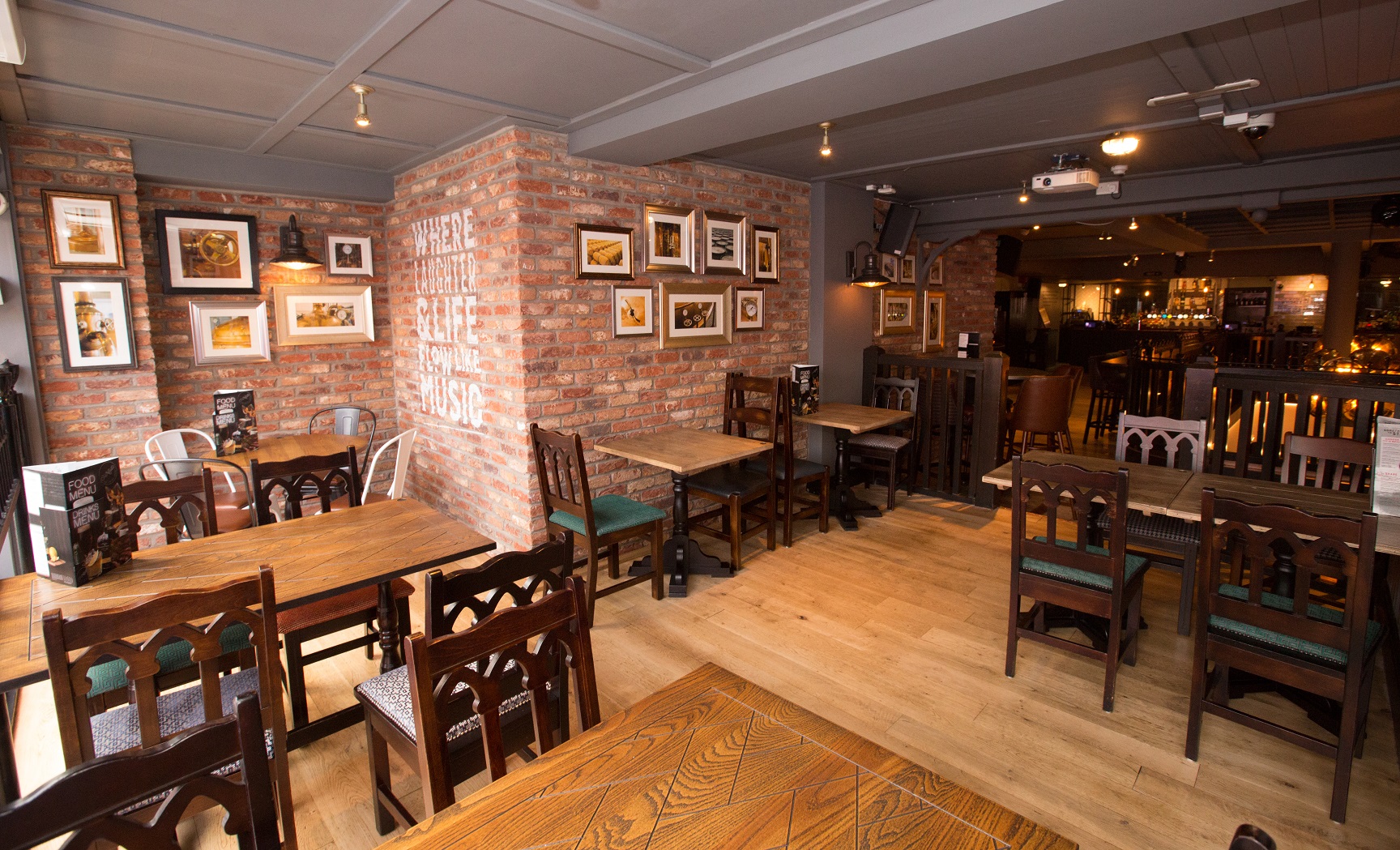 Cozy O'Neill's Wardour Street venue with rustic decor for intimate meetings and events.