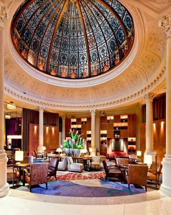 Dome Lounge at Threadneedles Hotel: elegant domed ceiling for sophisticated events.