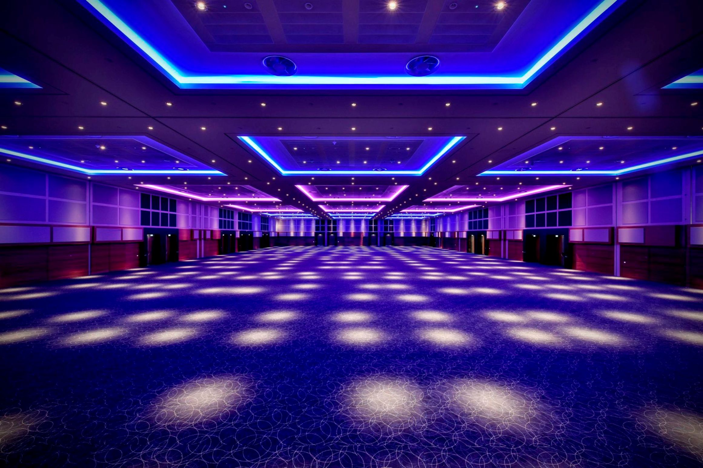 Arora Ballroom at InterContinental London - spacious venue with modern lighting for events.