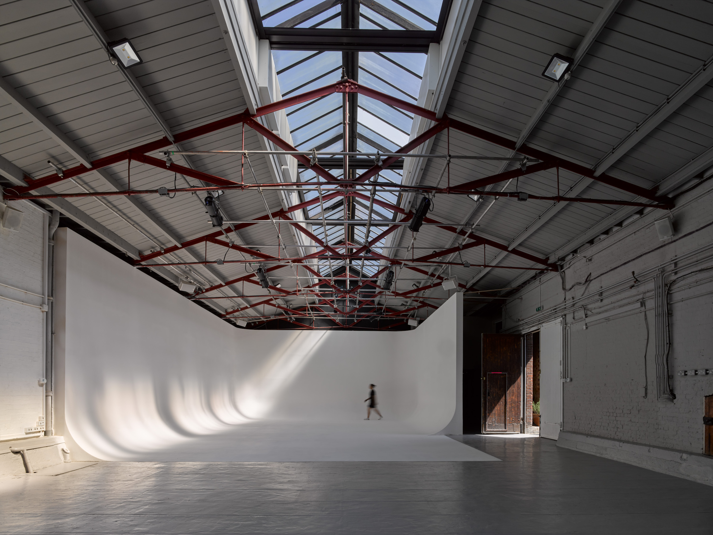 Spacious, well-lit event venue in Park Village for presentations and workshops.