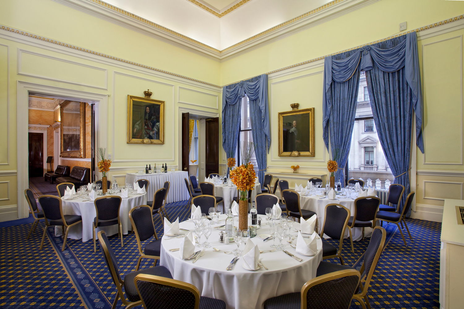 Elegant event space at St James Rooms, ideal for corporate meetings and upscale receptions. - Banner