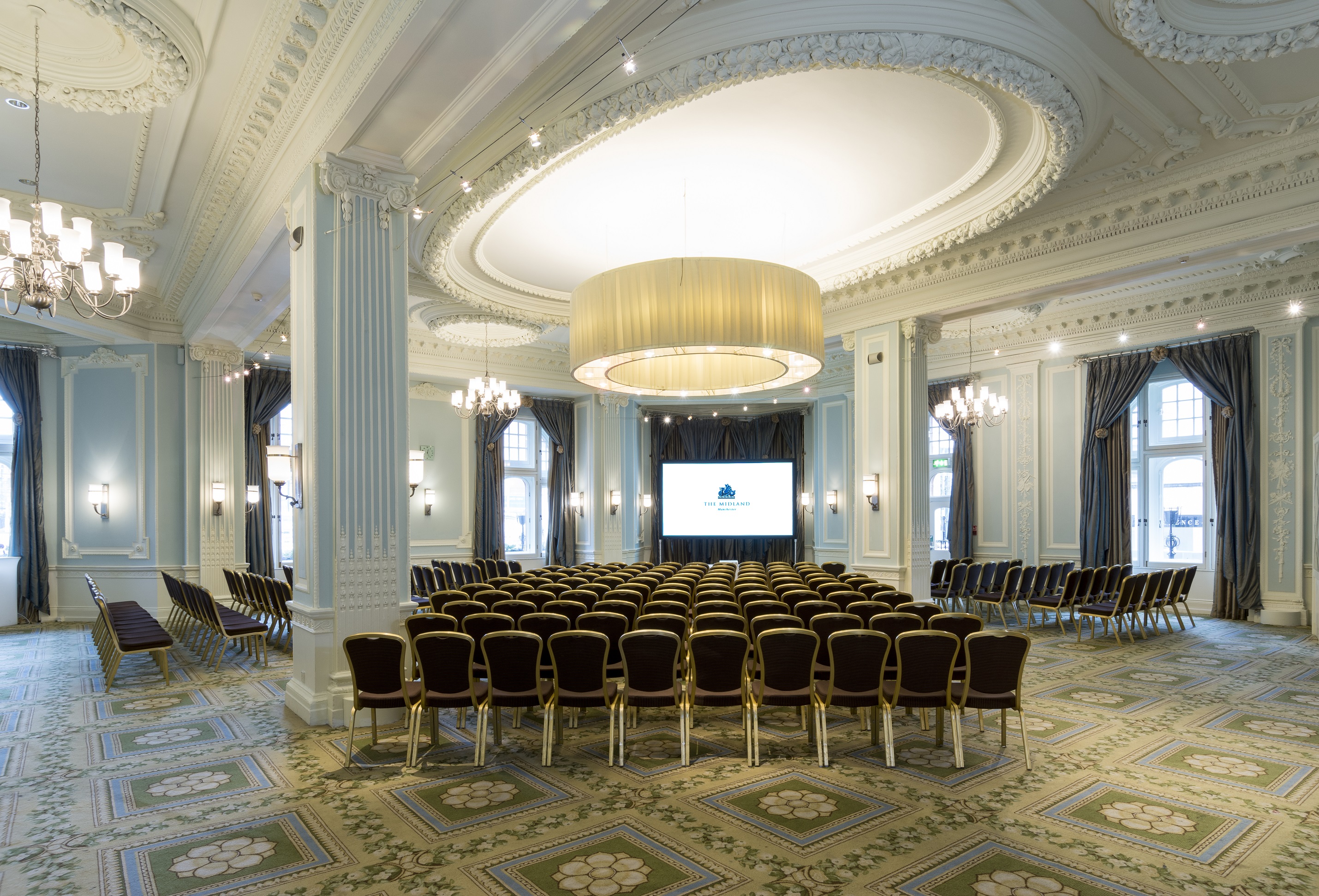 Elegant event space at The Trafford, Midland Hotel for conferences and meetings. - Banner