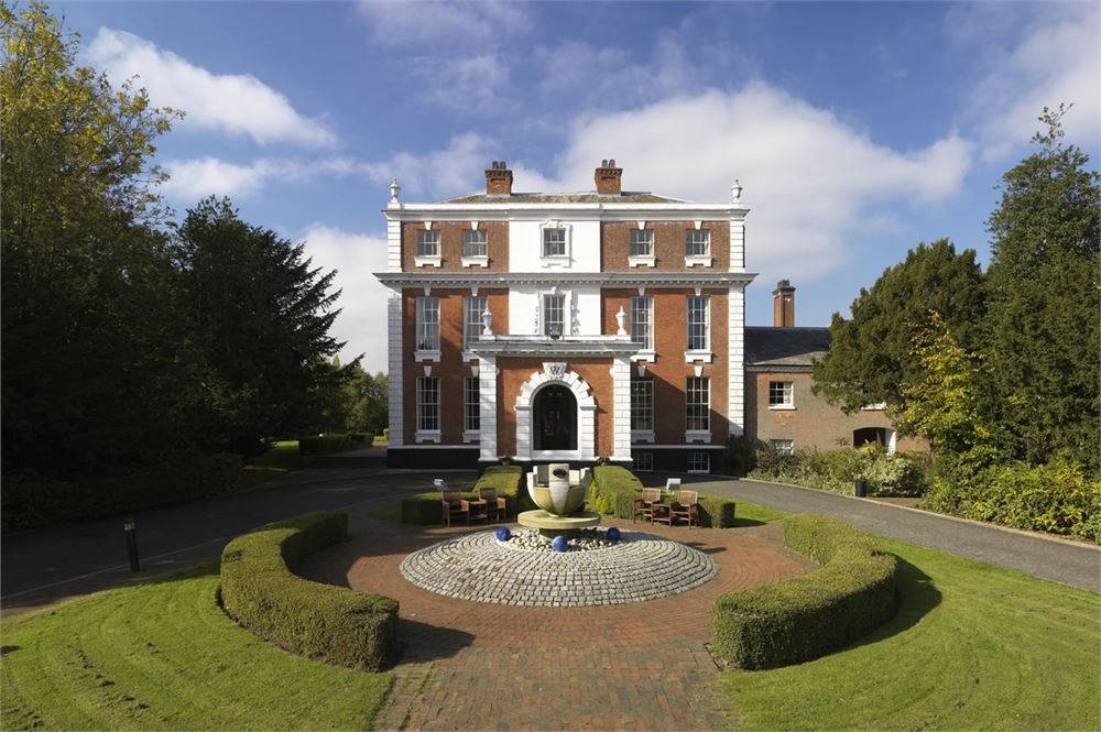 Elegant Hilton Hall Marquee venue with classic architecture for events and meetings.