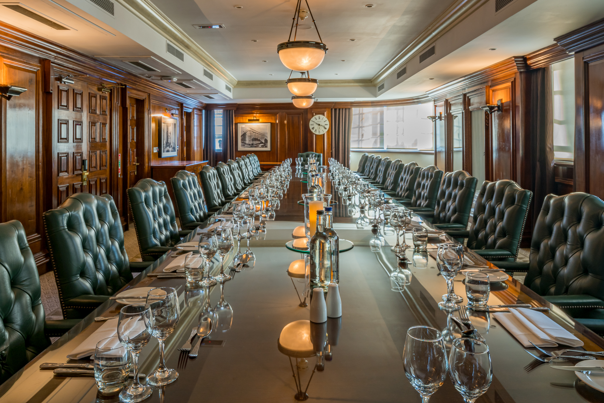 Sophisticated boardroom at Speakers' Corner, ideal for corporate meetings and events.