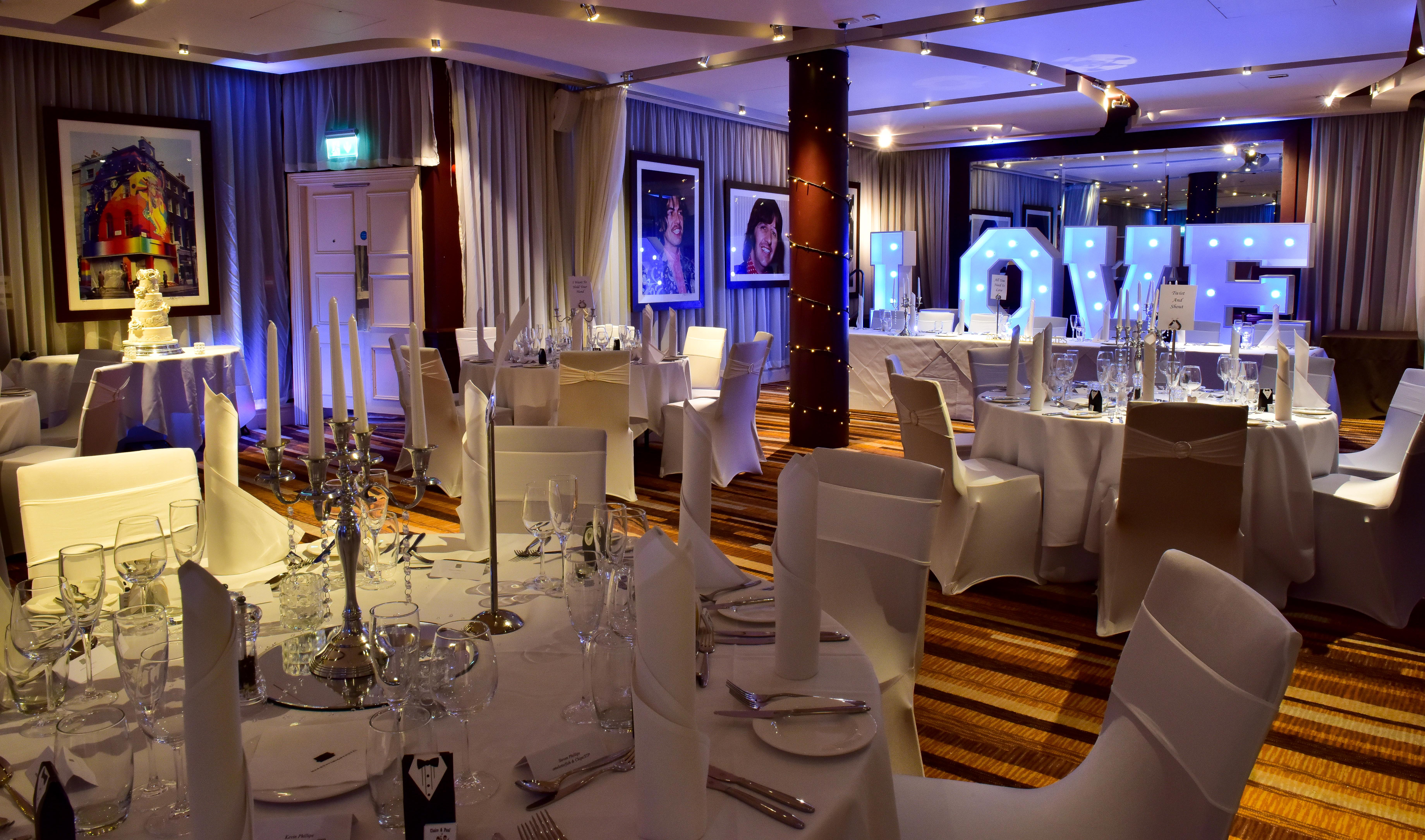 Zygmant Suite at Hard Days Night Hotel, elegant wedding venue with romantic decor.