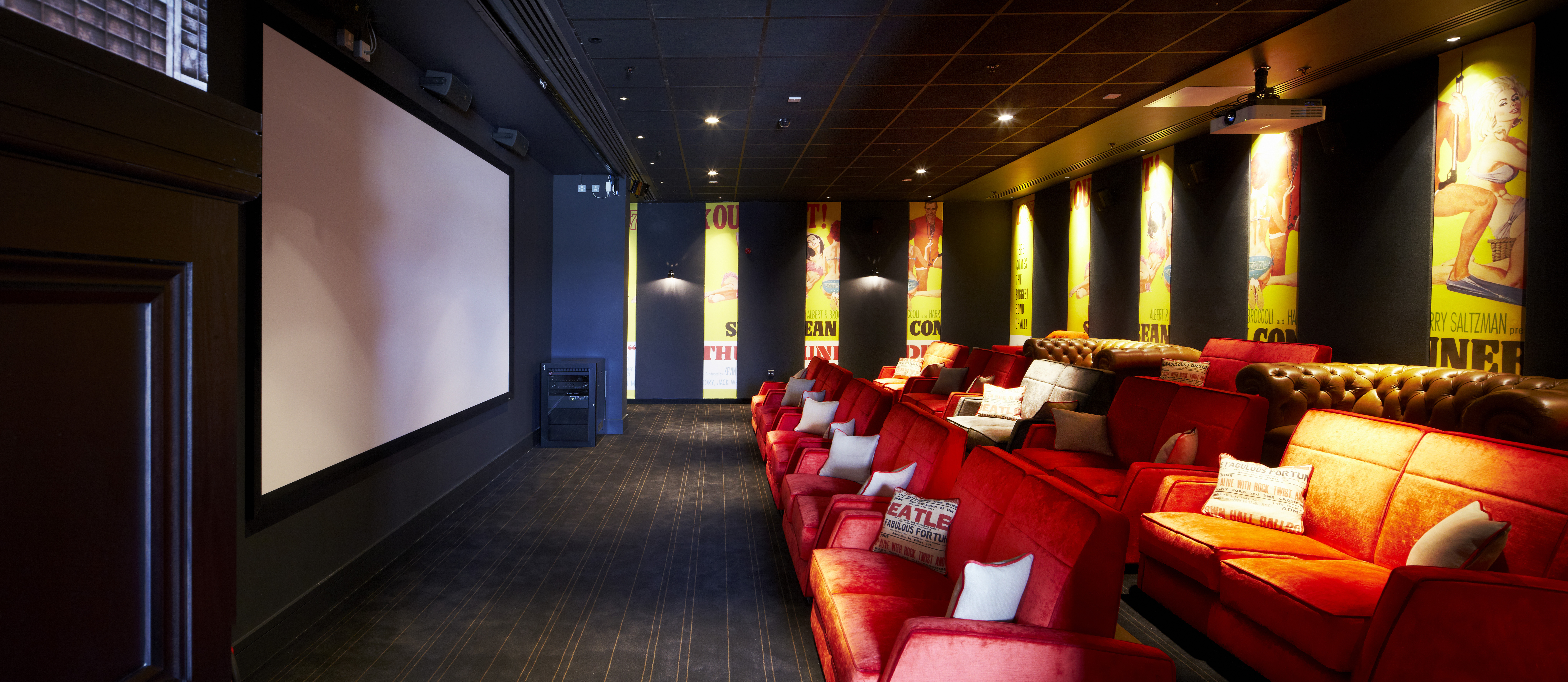 Cozy Screen 5 1/2 at Everyman Leeds, perfect for private screenings and meetings.