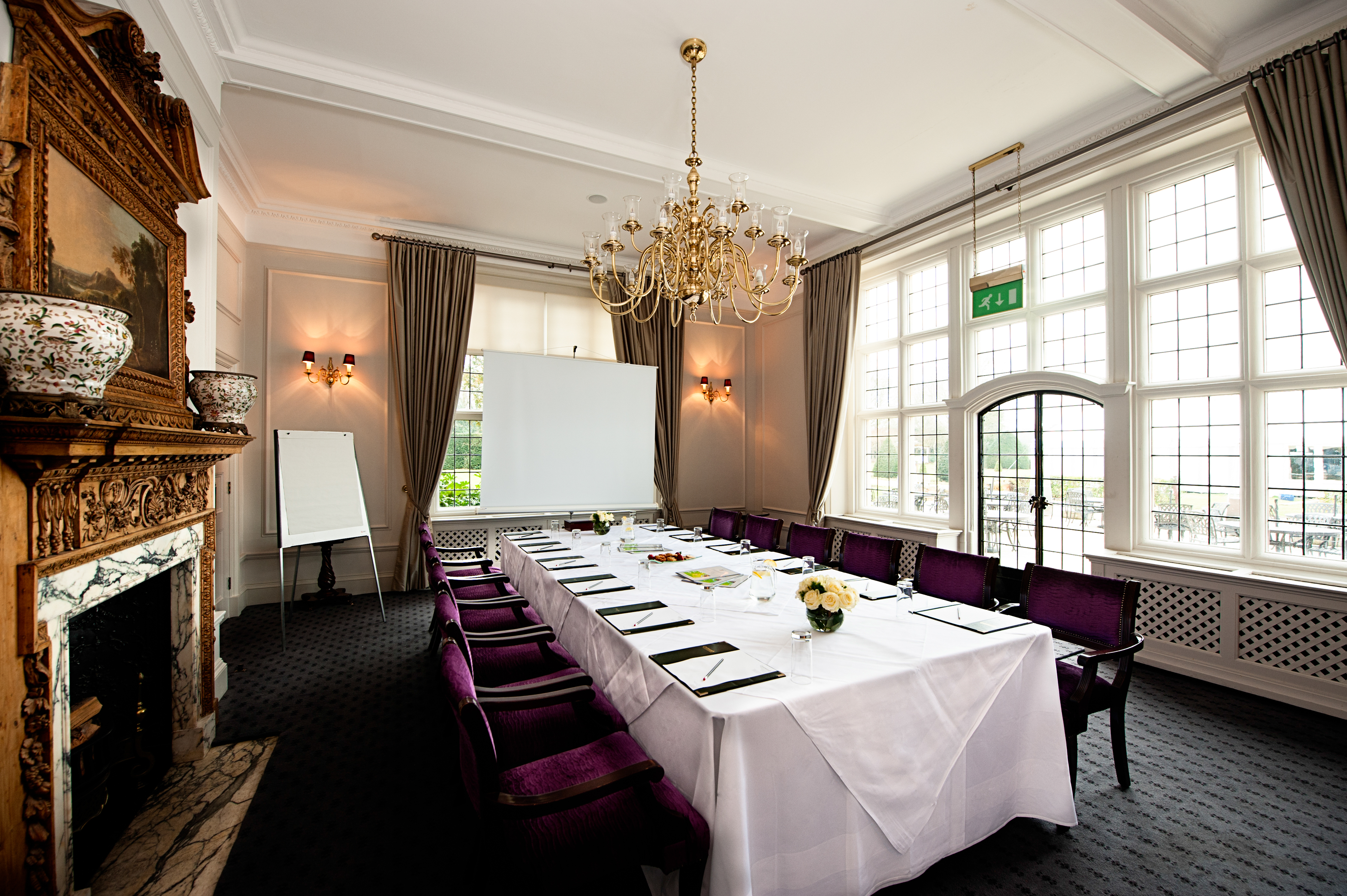 Boardroom Suite at Greenwoods Hotel, elegant meeting room for corporate events.