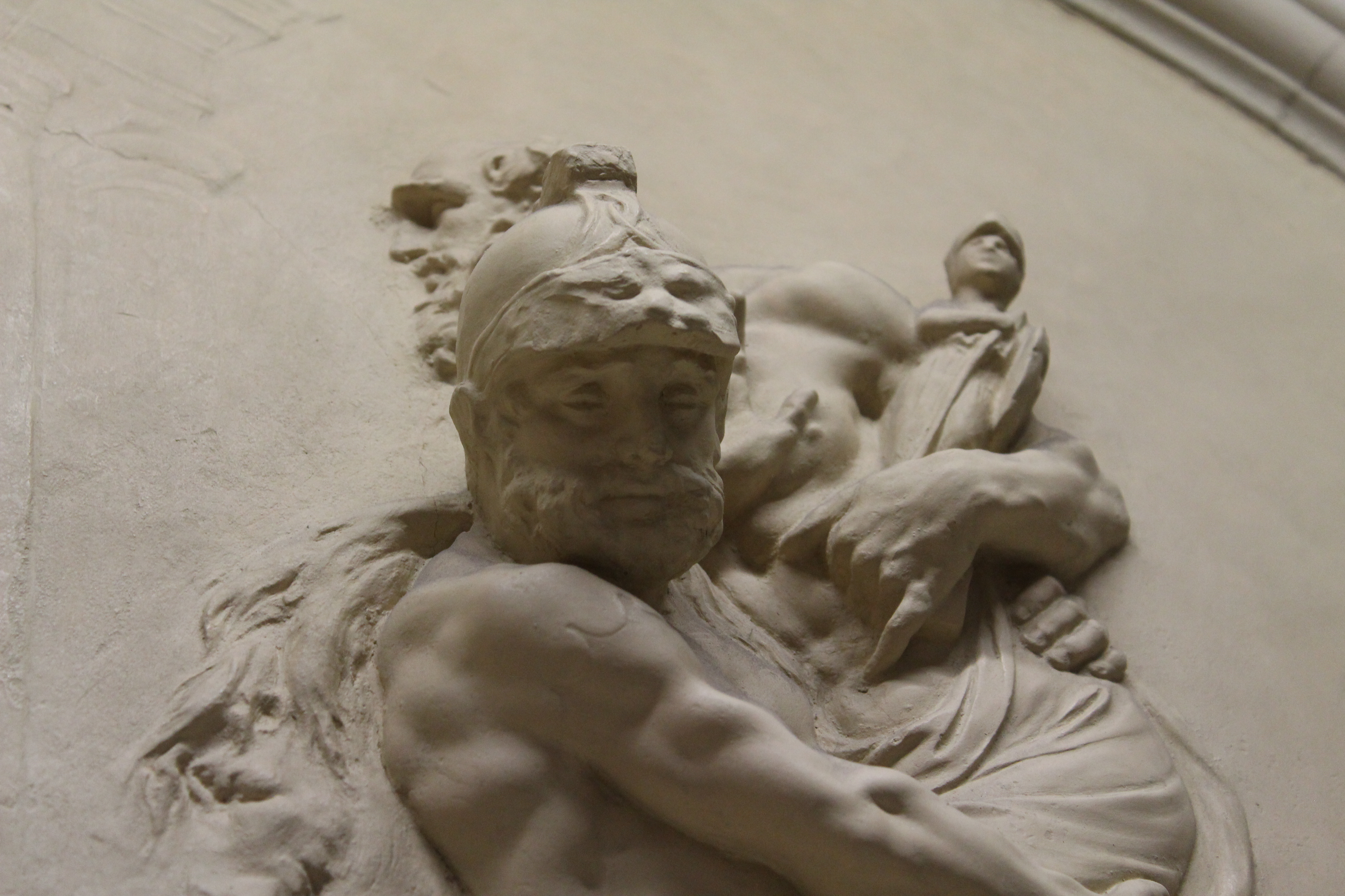 Marcus Beck Library sculptural relief, ideal for gala dinners and cultural events.