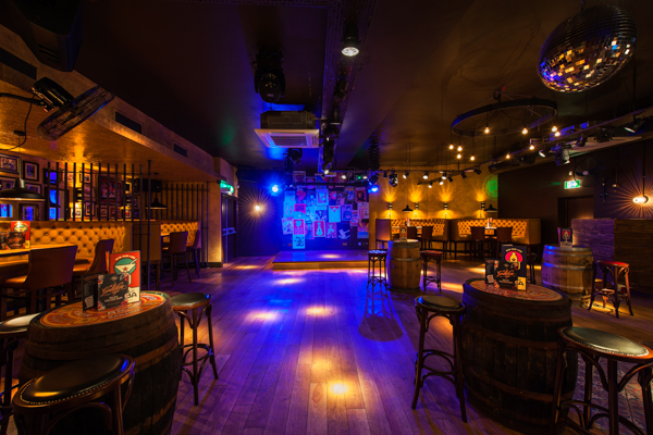 Vibrant event space at Casa & Havana, ideal for corporate functions and social gatherings.