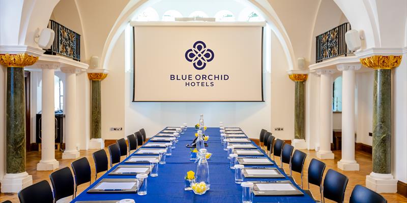 Chapel Suite meeting room at Wellington Hotel, ideal for corporate events and presentations. - Banner