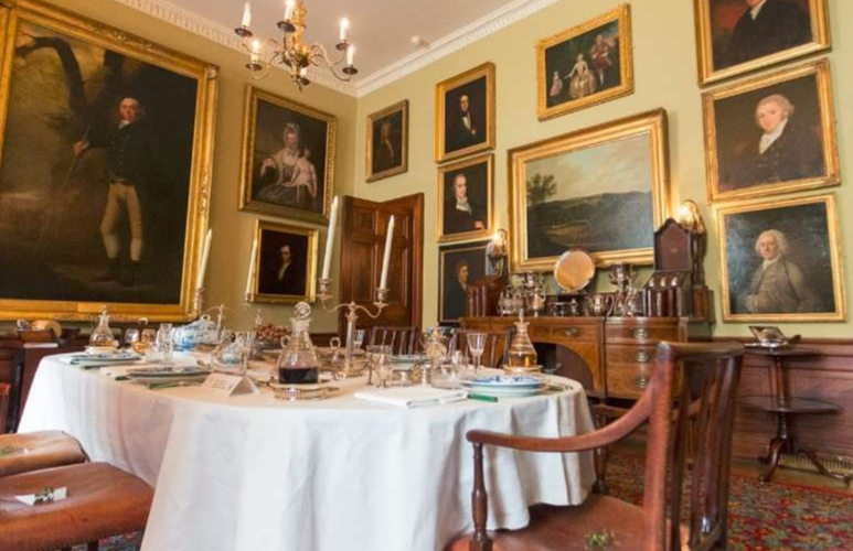 Elegant dining room in The Georgian House, perfect for exclusive events and gatherings.