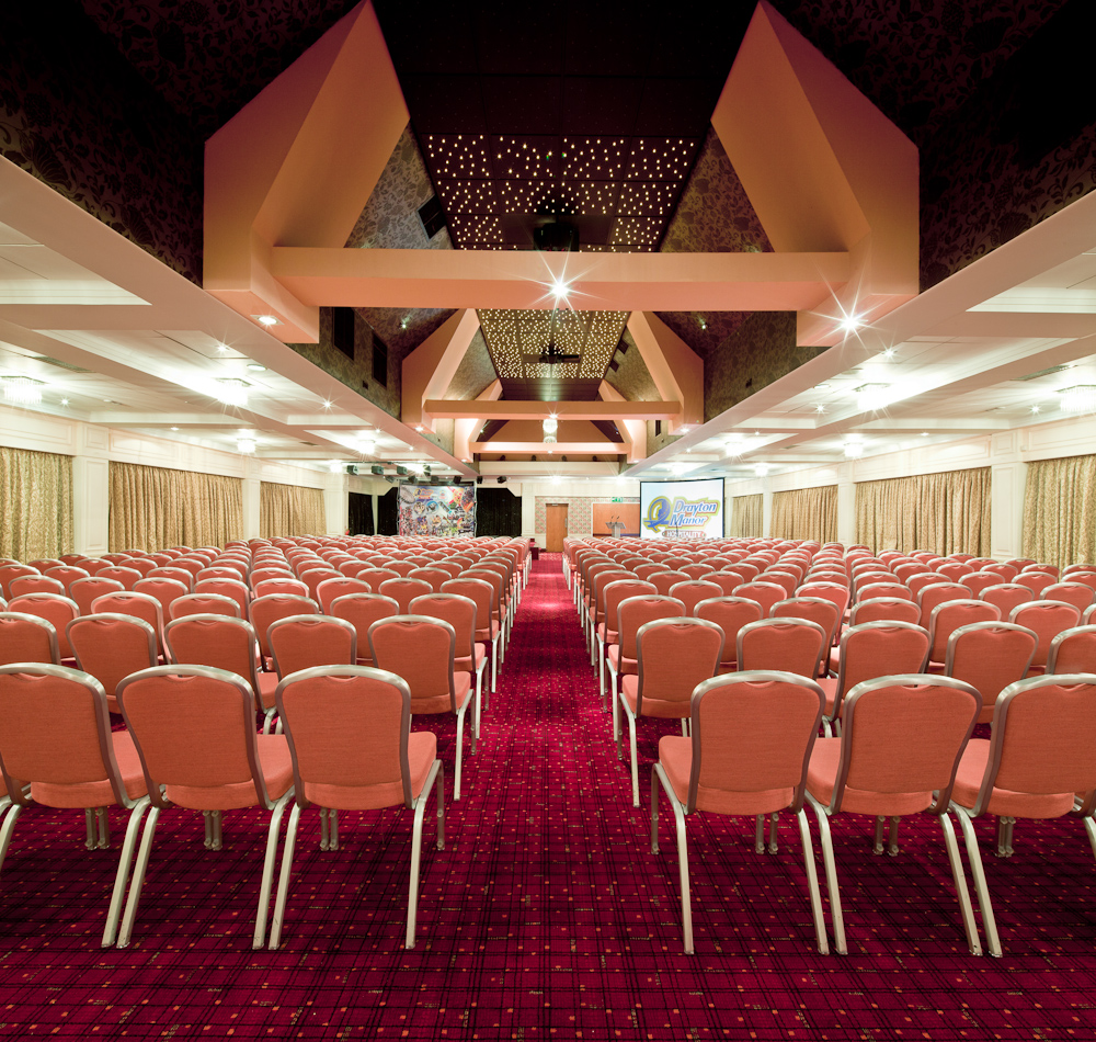 Tower Suite at Drayton Manor Hotel, spacious event hall for conferences and seminars.