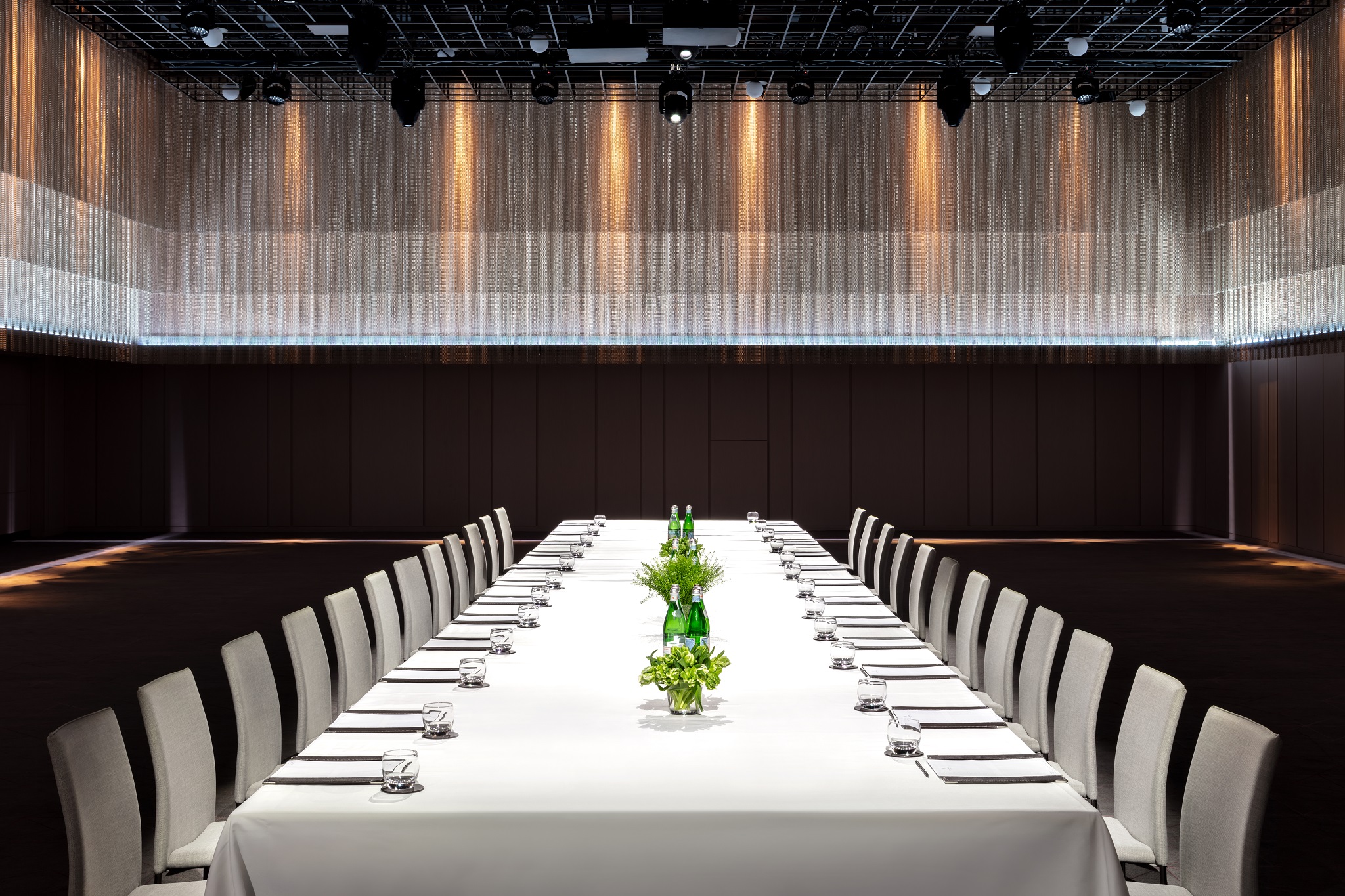 Sleek Ballroom A at The Londoner, perfect for corporate meetings and exclusive events.
