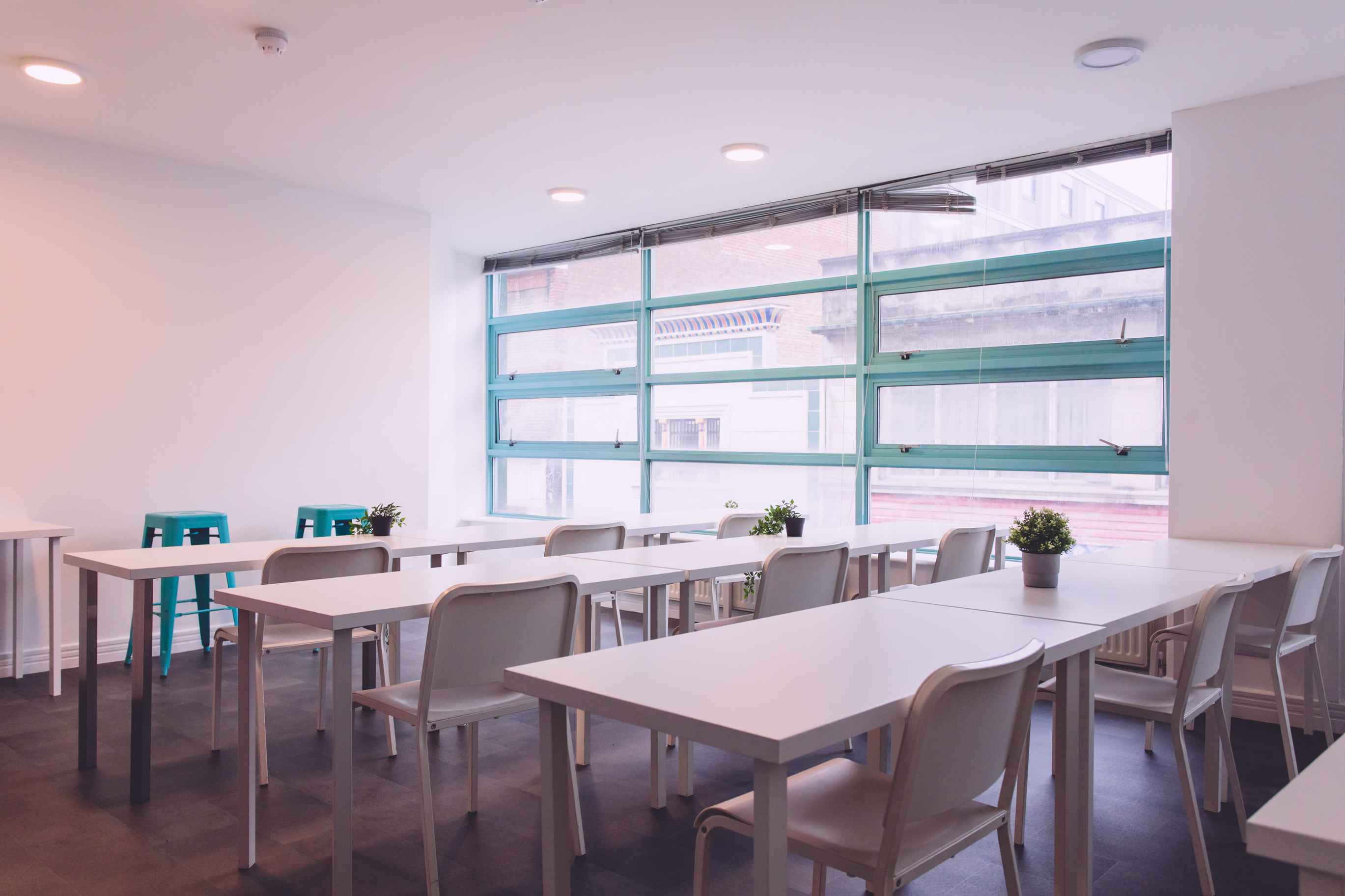 Modern meeting space at The Academy, perfect for workshops and brainstorming sessions. - Banner