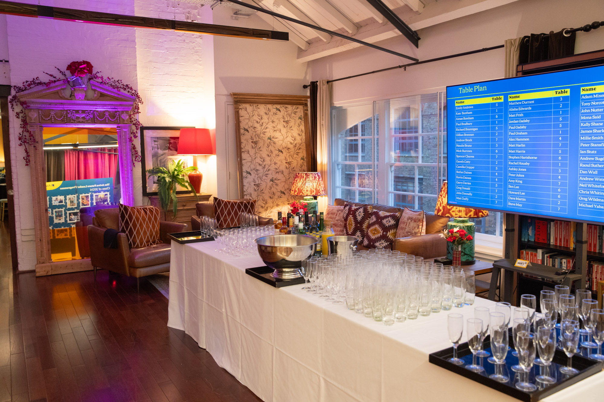 Lumiere Underwood Chalet cocktail networking event bar lounge