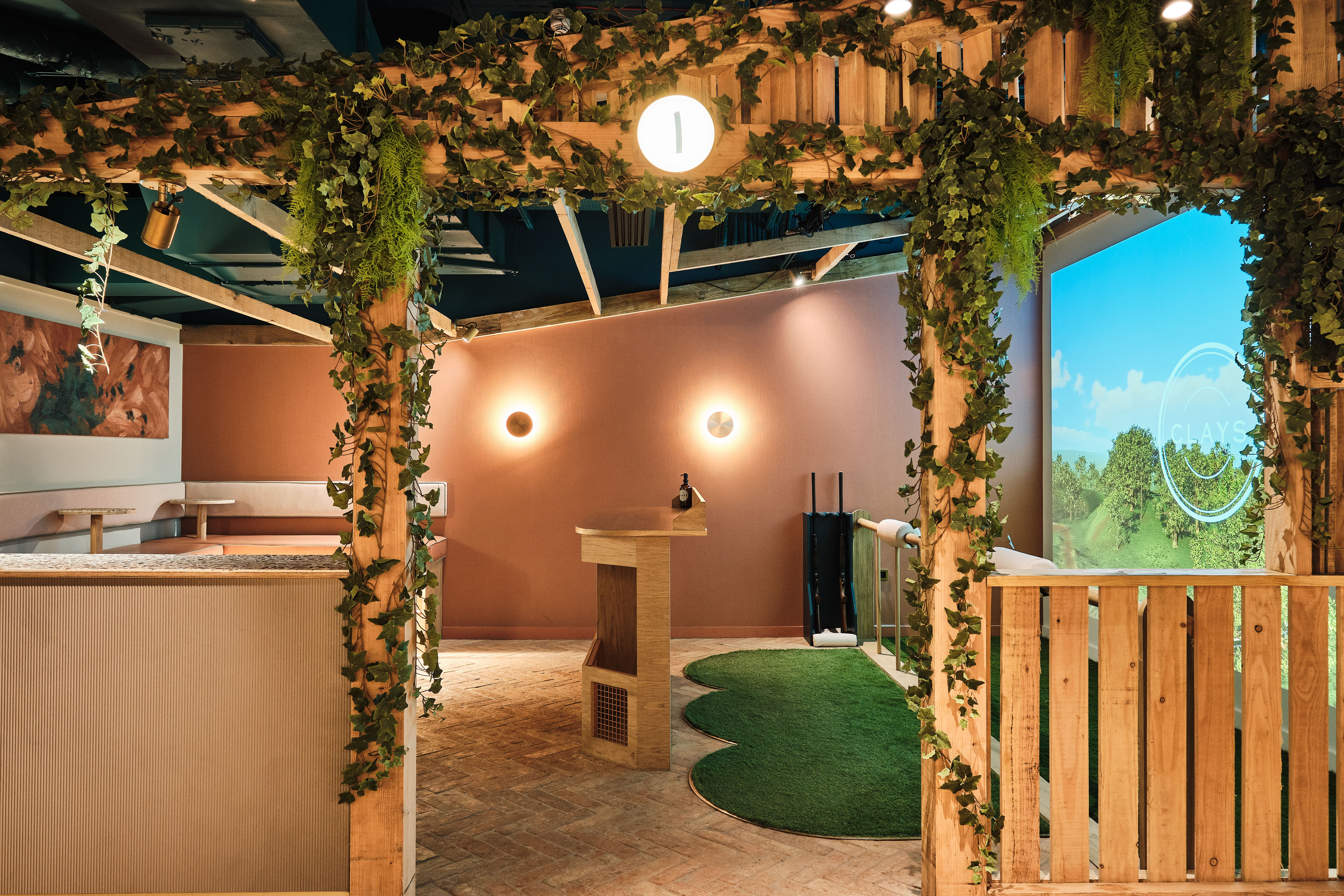 Creative event space in Clays - Moorgate with greenery, ideal for corporate gatherings. - Banner