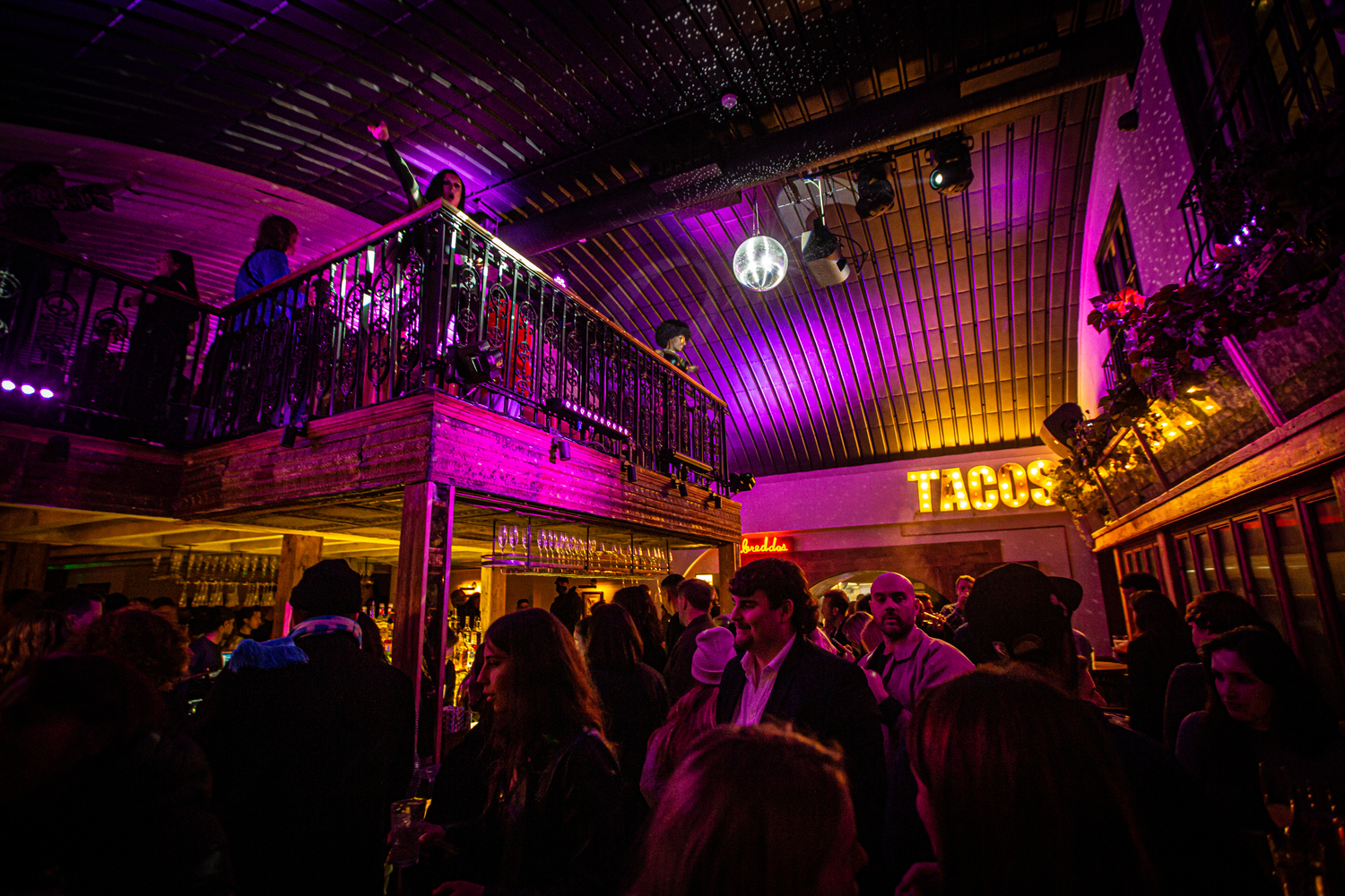 Exclusive Hire at Omeara: vibrant venue ambiance for networking and celebrations.