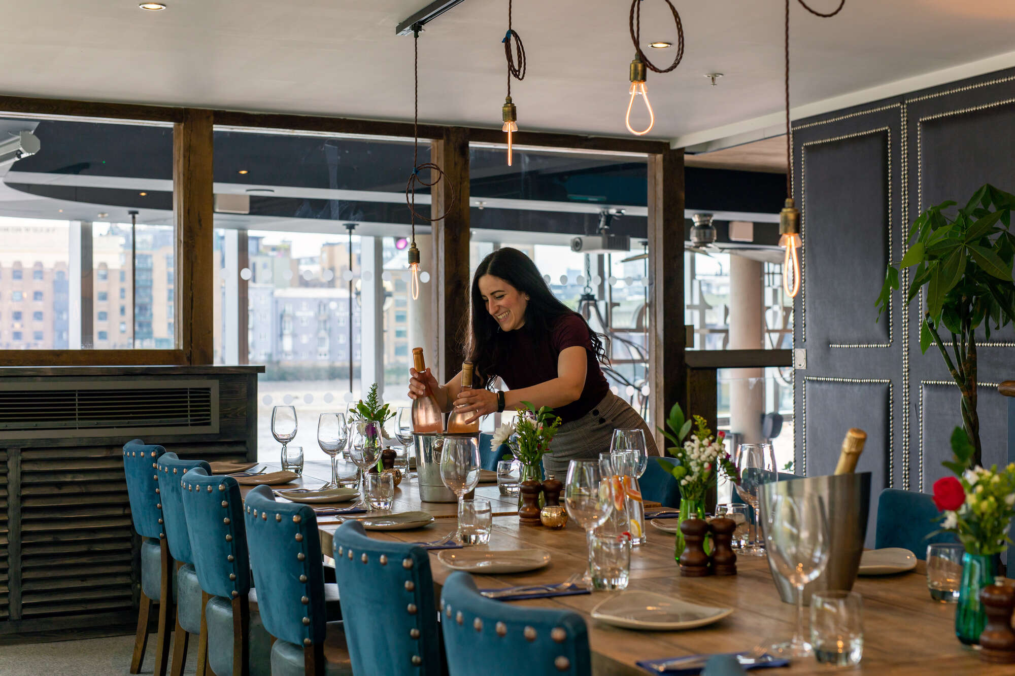 Oyster Shed Captain's Table, elegant corporate event venue