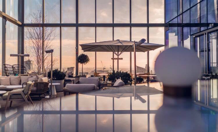 Half Terrace Hire at 20 Stories Restaurant, modern event space with stunning views.