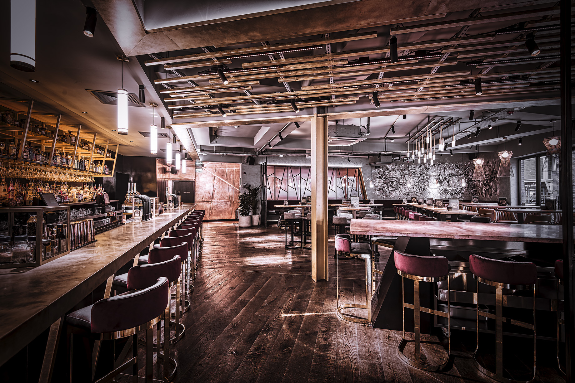 Modern venue hire at The Alchemist Brindleyplace, ideal for upscale events and receptions.