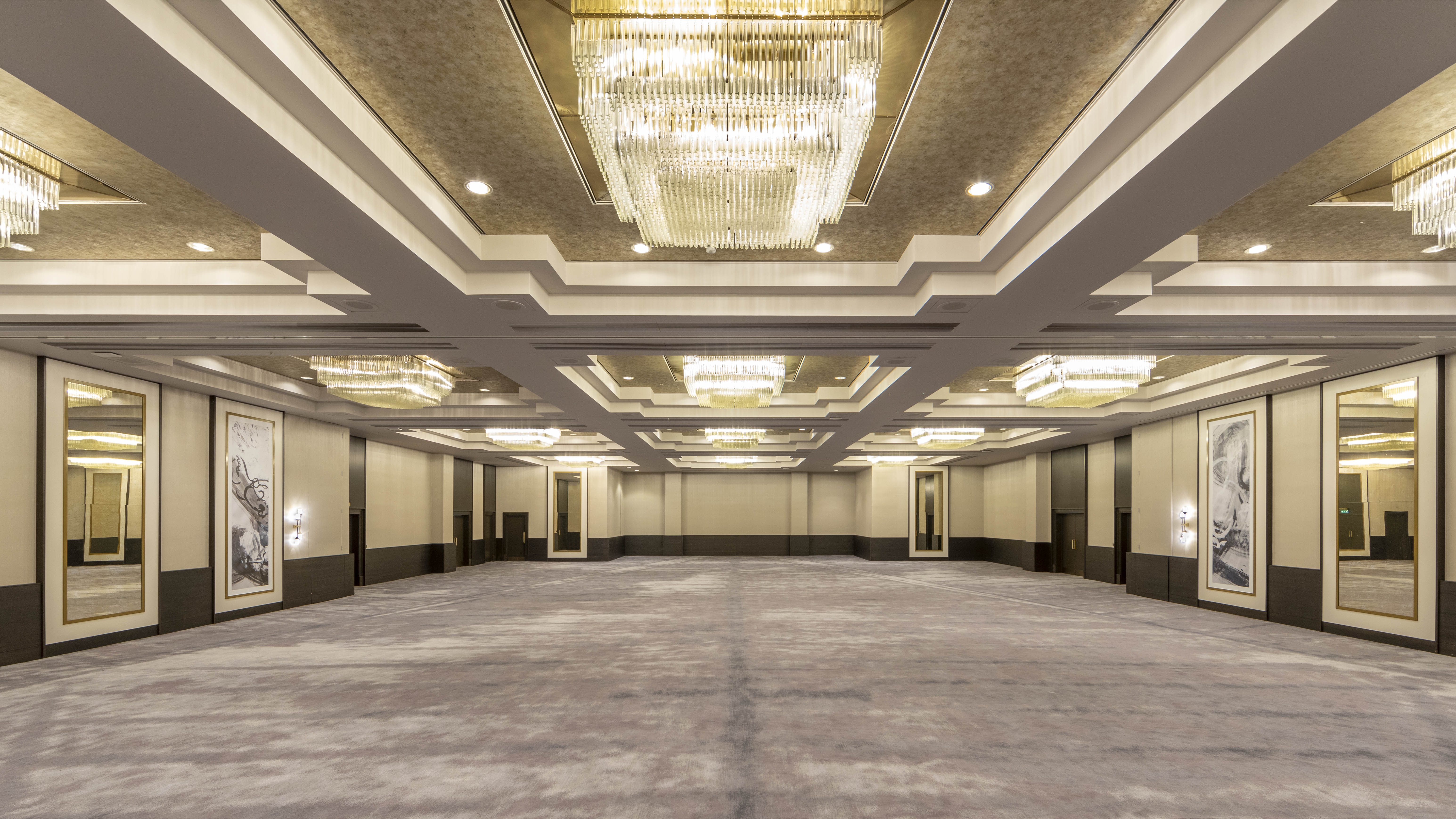 Admiral Suite at Hilton London Metropole: elegant event space for conferences and weddings.