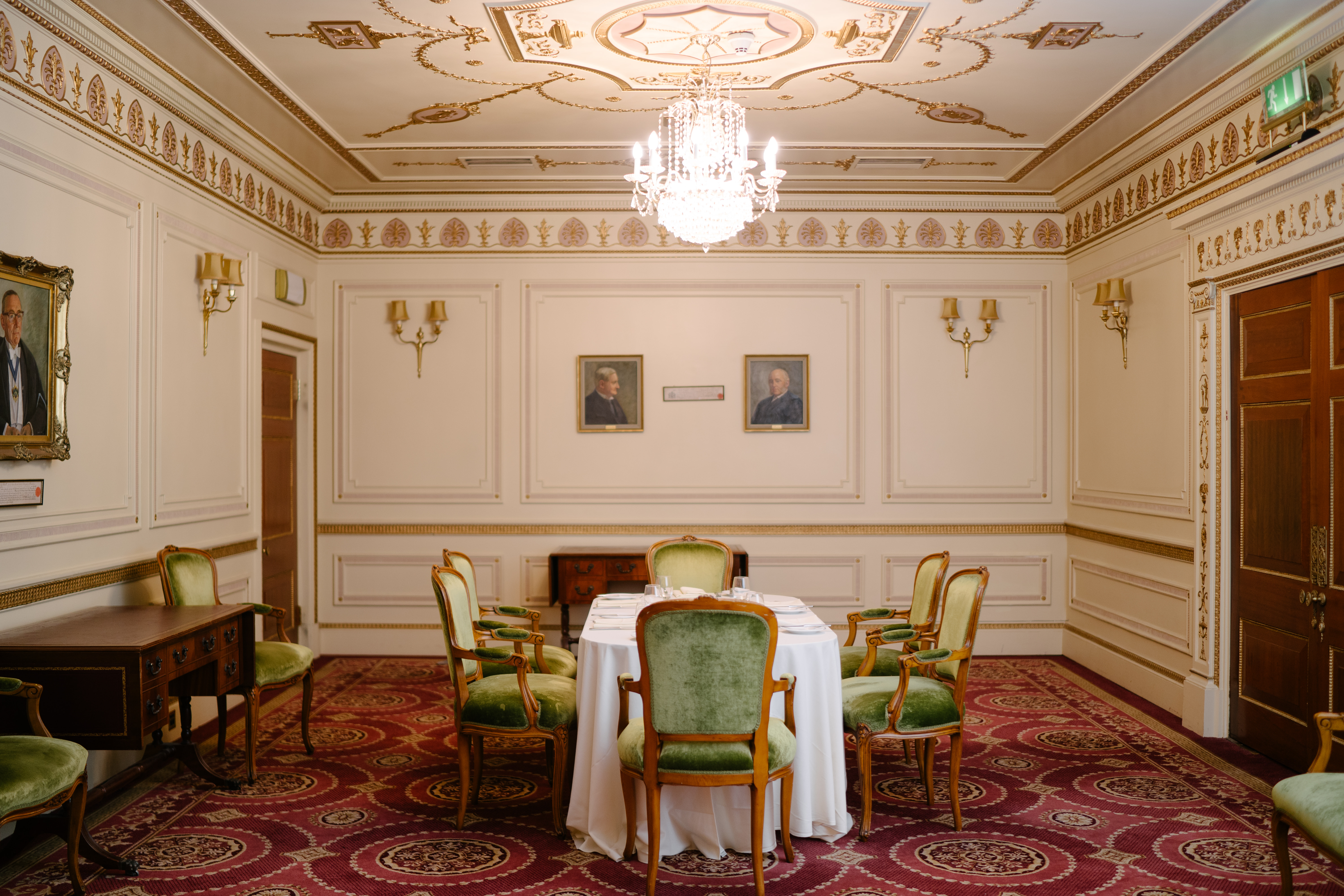 Elegant Mott Room event venue, Plaisterers' Hall meeting dinner
