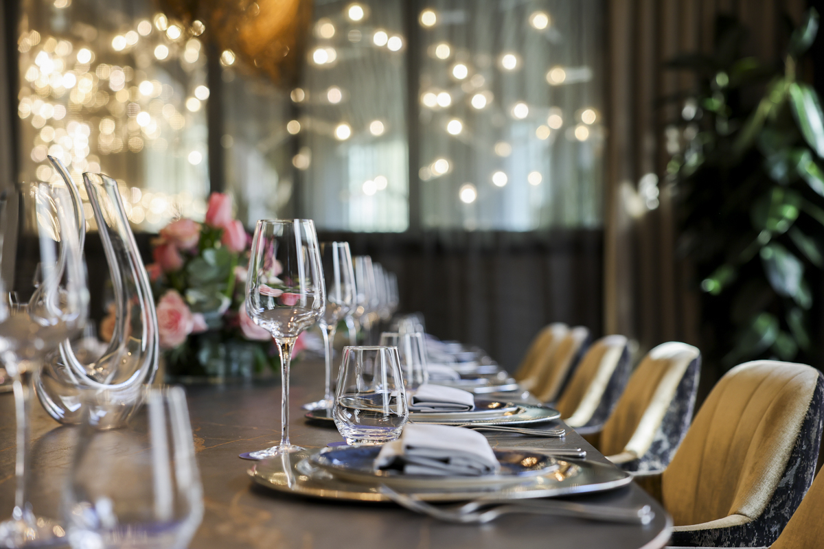 AMANO Covent Garden private dining, elegant gala event