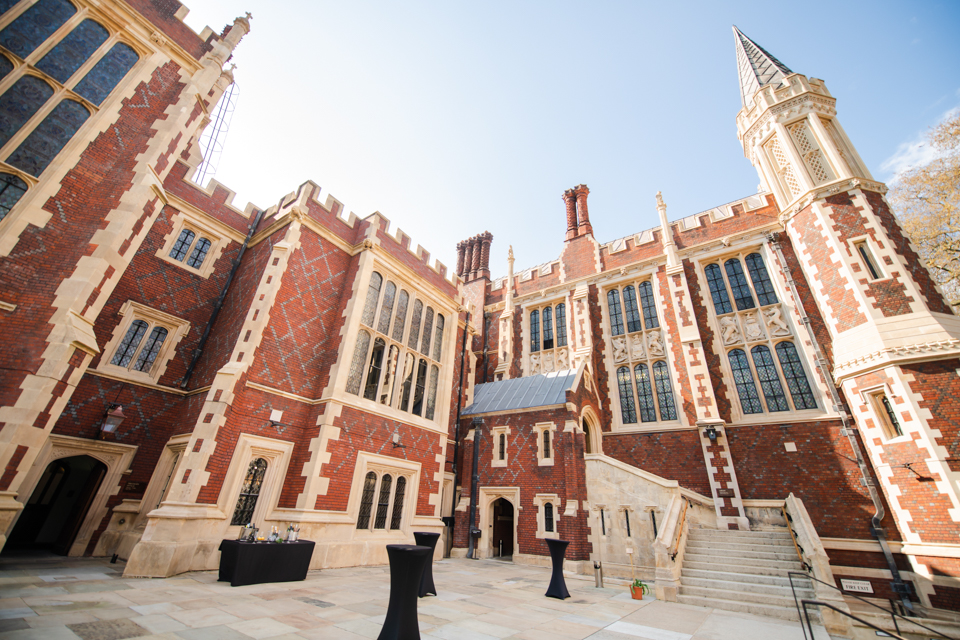Lincoln's Inn Terrace: Historic Hall, Outdoor Events, Wedding Venue