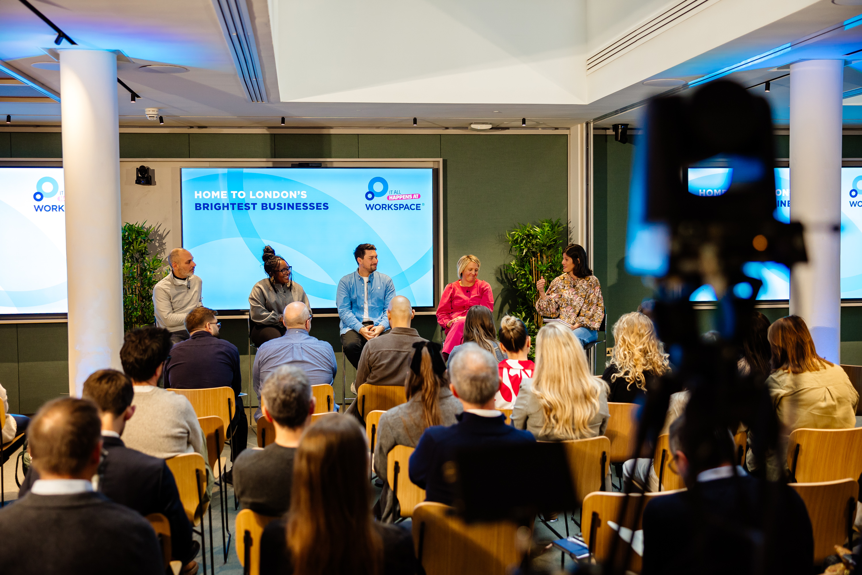 Marquise Trillion panel event Salisbury House AV branding