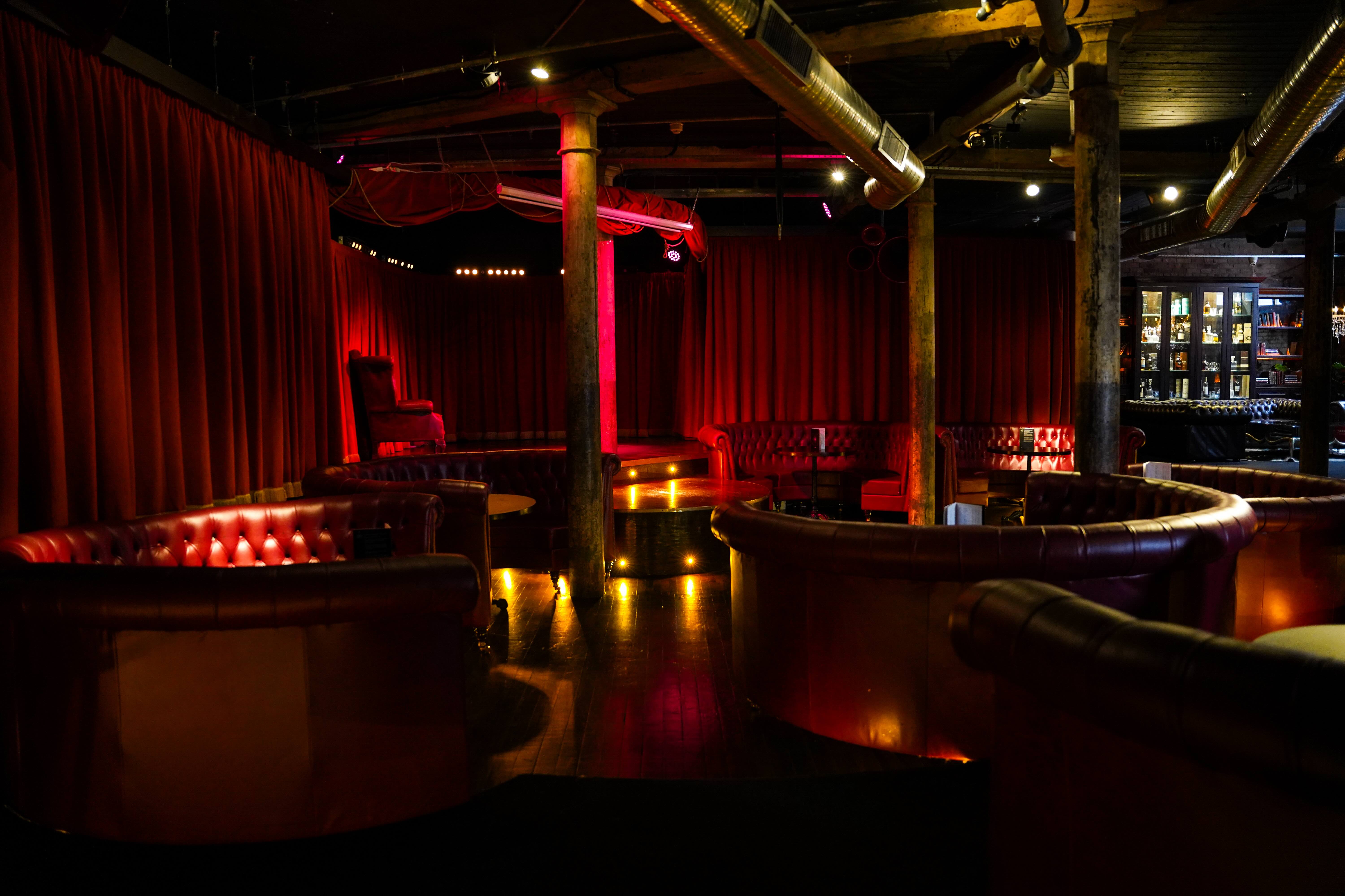 Stylish Main Floor in Whiskey Down, perfect for intimate private events and networking.