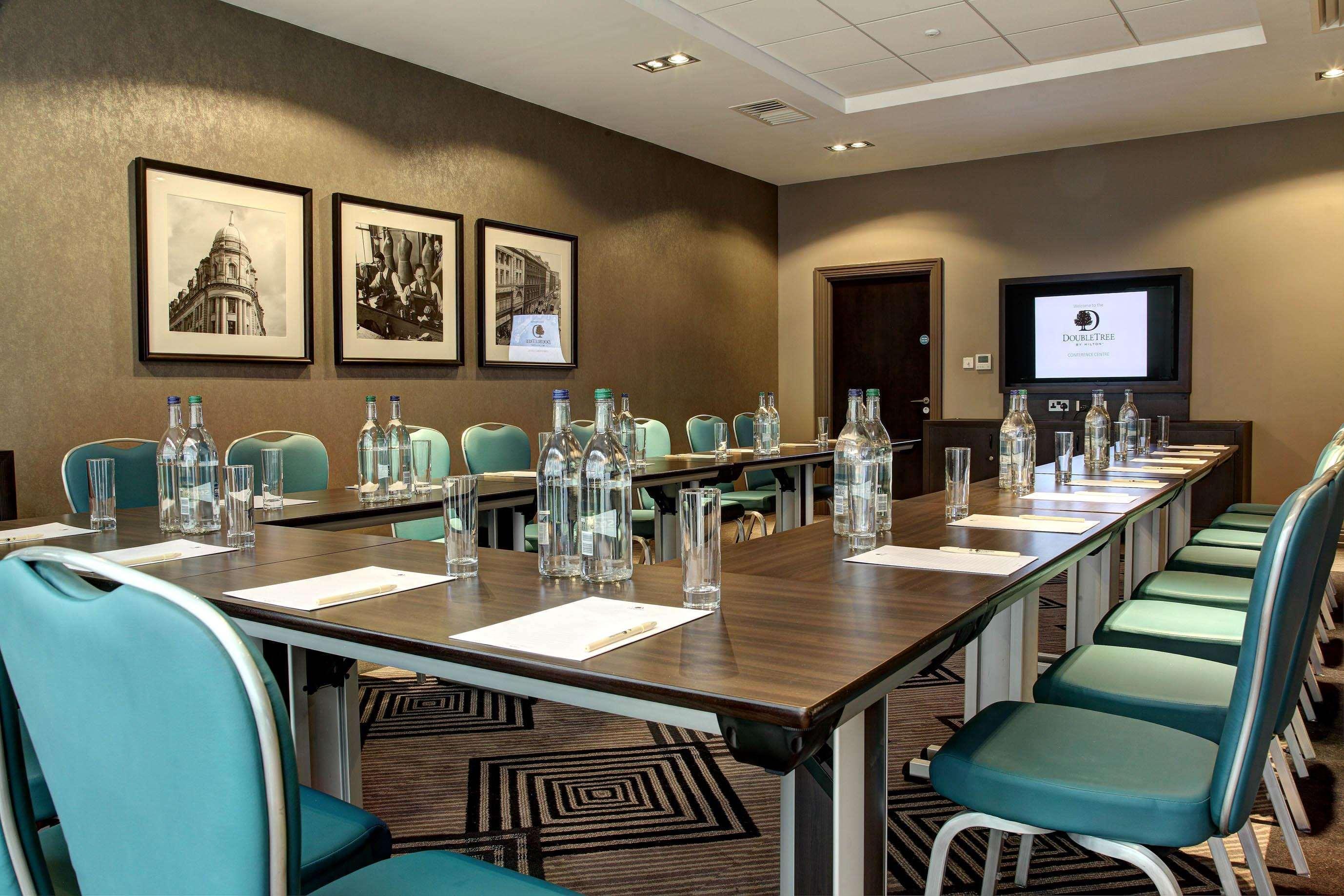 Meeting room at DoubleTree by Hilton Edinburgh, ideal for corporate events and workshops. - Banner