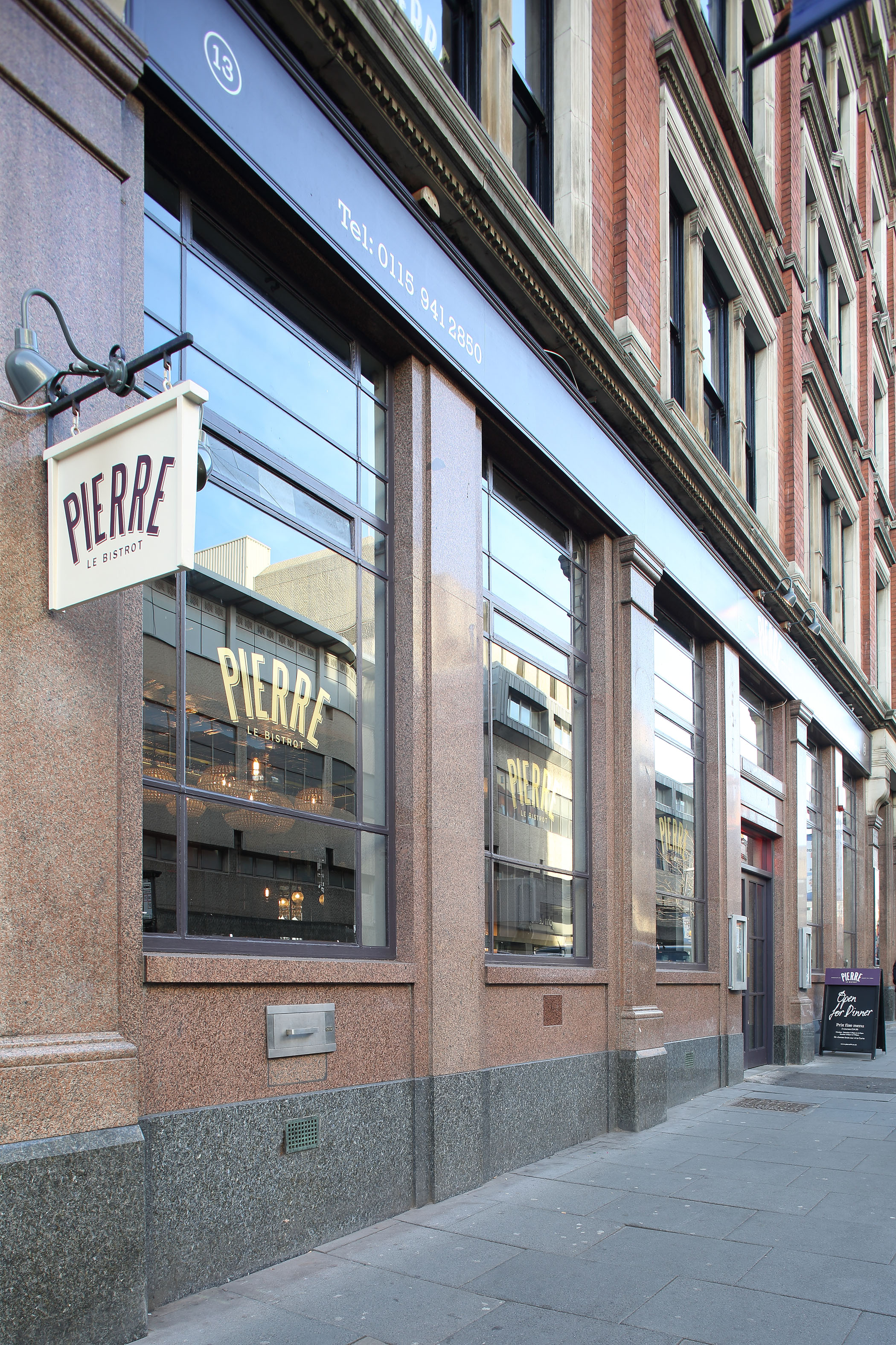 Stylish Milton Room at Bistrot Pierre Nottingham, perfect for upscale events and meetings. - Banner