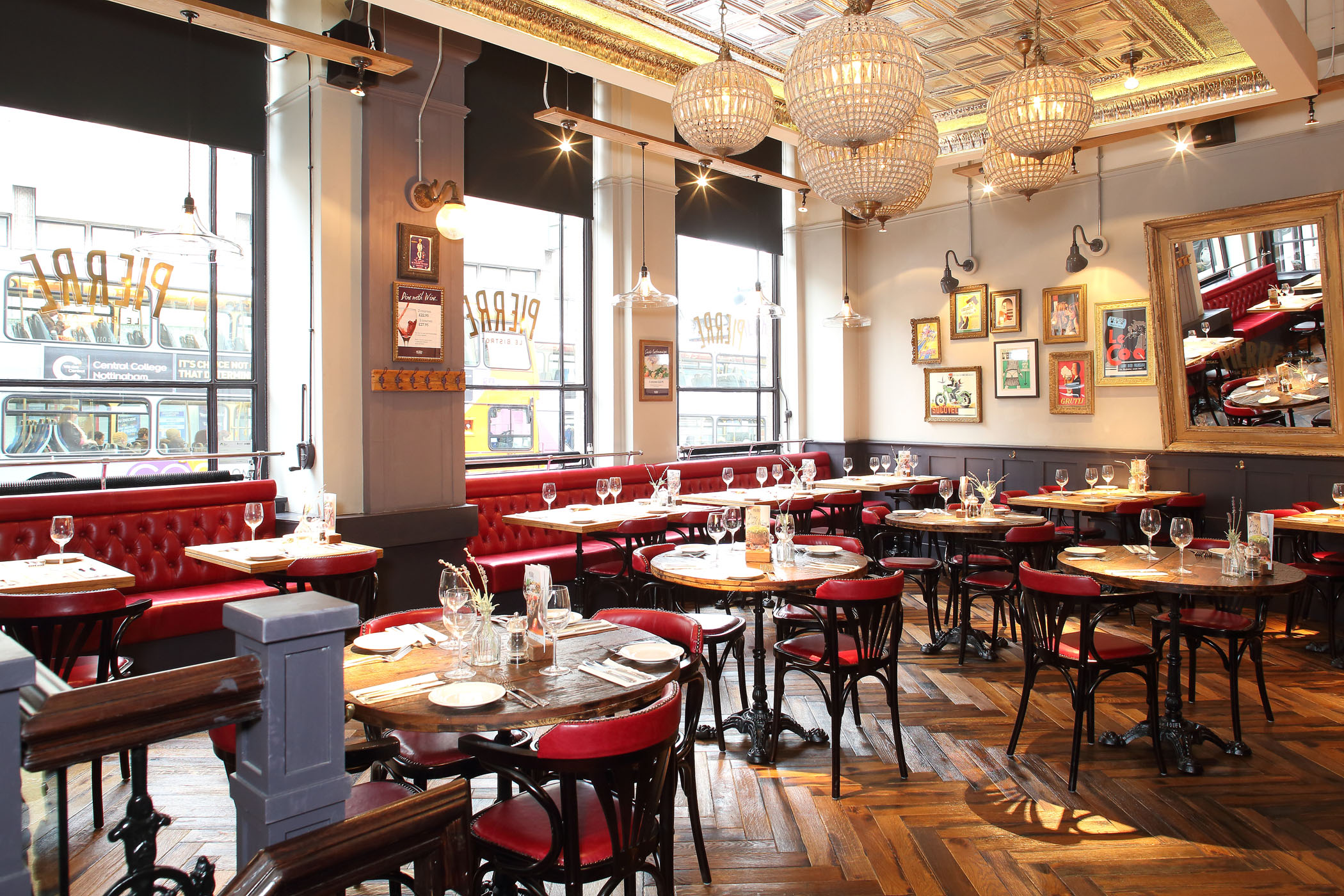 Stylish Milton Room at Bistrot Pierre Nottingham for intimate meetings and events. - Banner