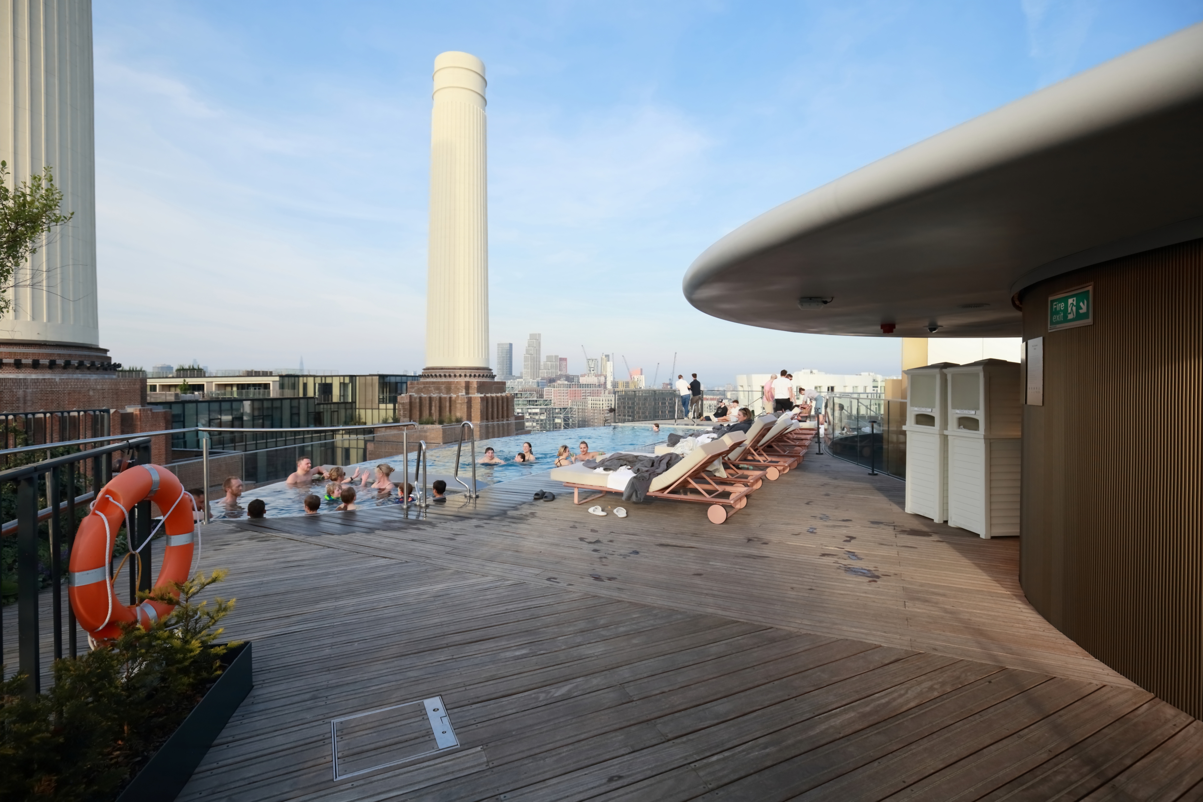 "JOIA Rooftop at art'otel London with pool, perfect for upscale events and gatherings."