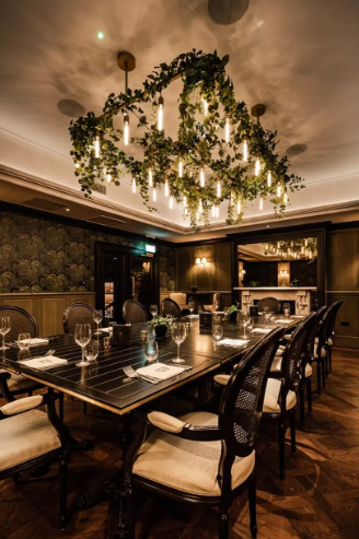 Elegant private dining room in Grand Pacific, ideal for upscale events and fine dining. - Banner