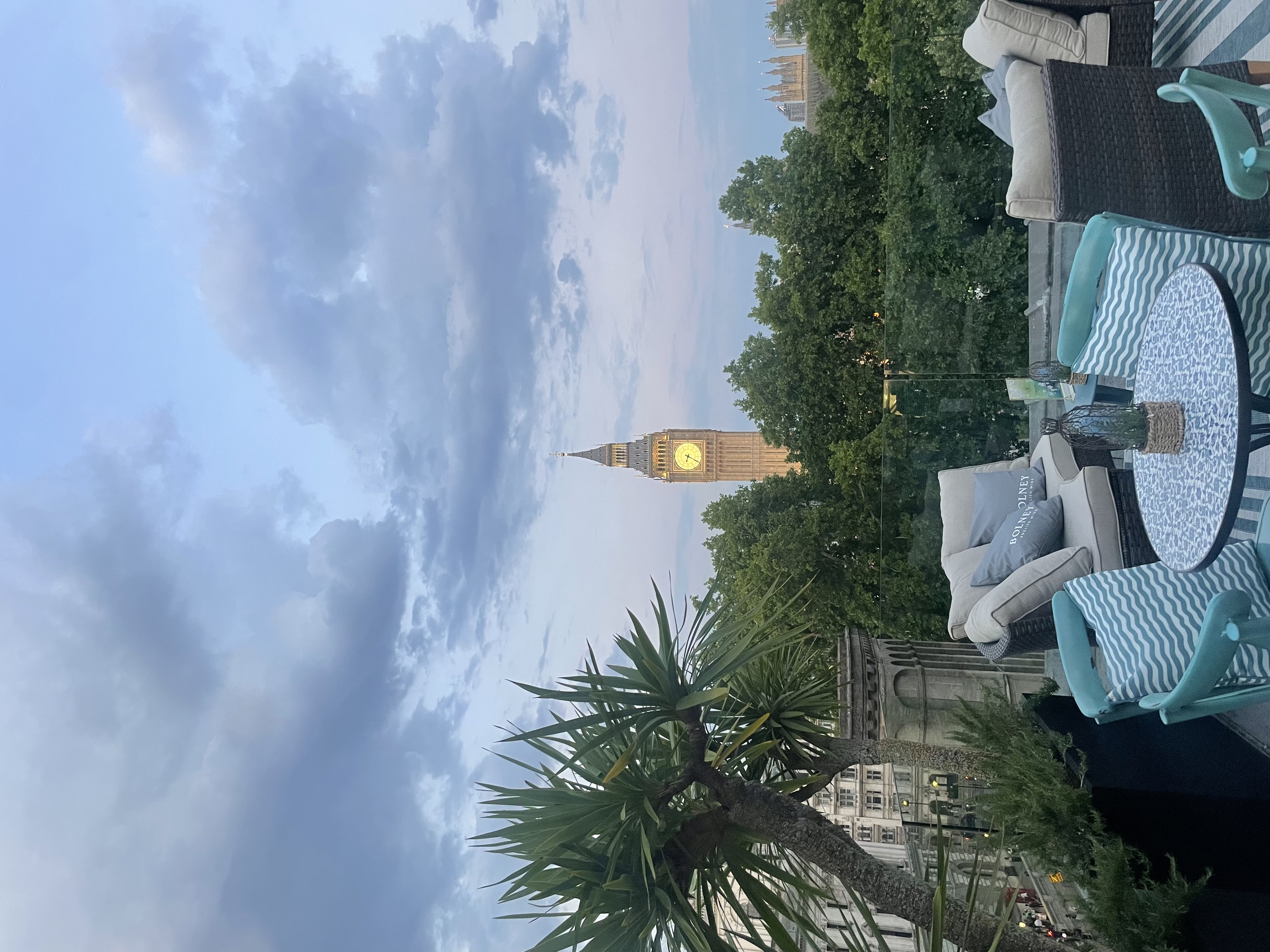 Premium rooftop terrace venue at Surveyors House for evening receptions and networking events.