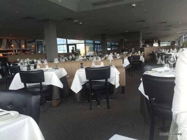 Sophisticated dining space with elegant decor for corporate events and private gatherings.