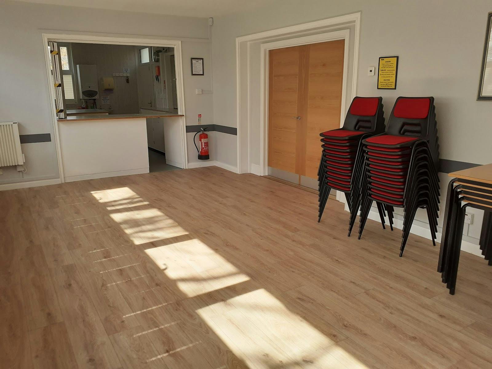 Versatile Knowle Village Hall event space with natural light for meetings and workshops. - Banner