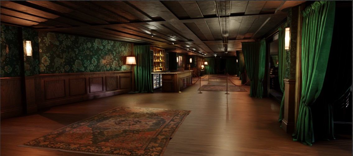 Mezzanine Full hire at The Traitors Live Experience, elegant event space for upscale gatherings.