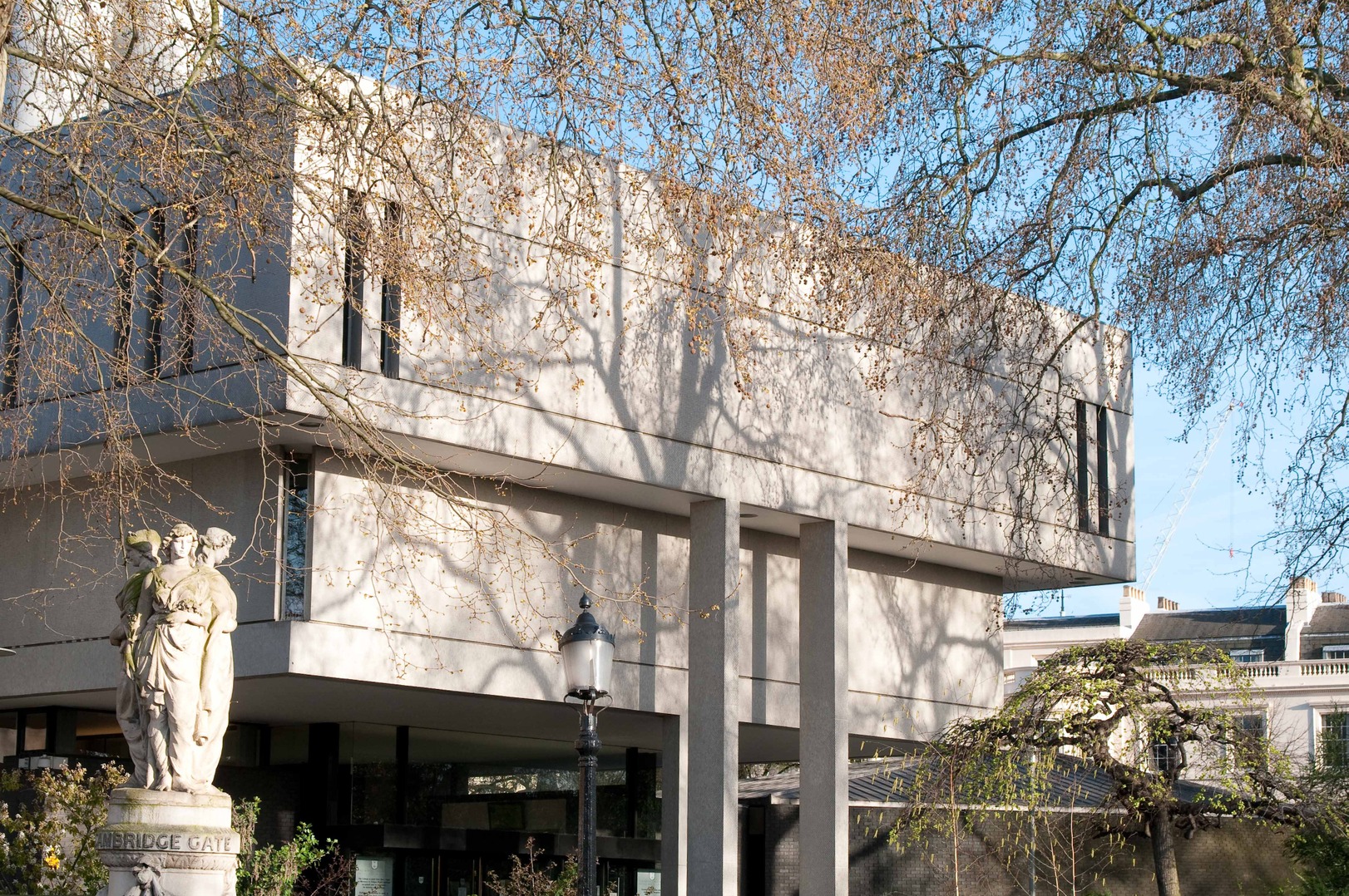 Filming at RCP London Events, a modern venue with greenery for meetings and gatherings.