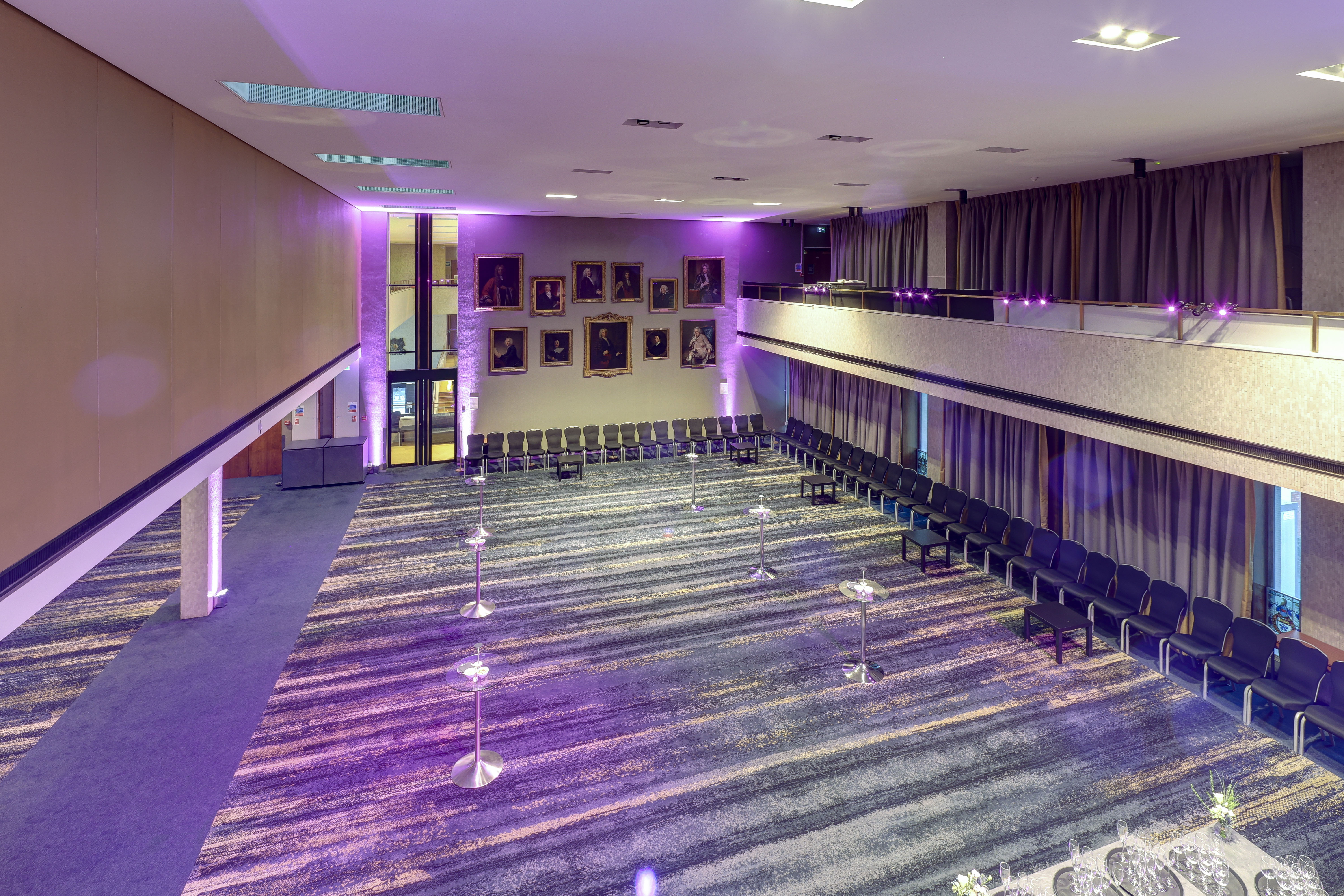 Osler & Long Rooms at RCP London, spacious venue with elegant decor for meetings and events.