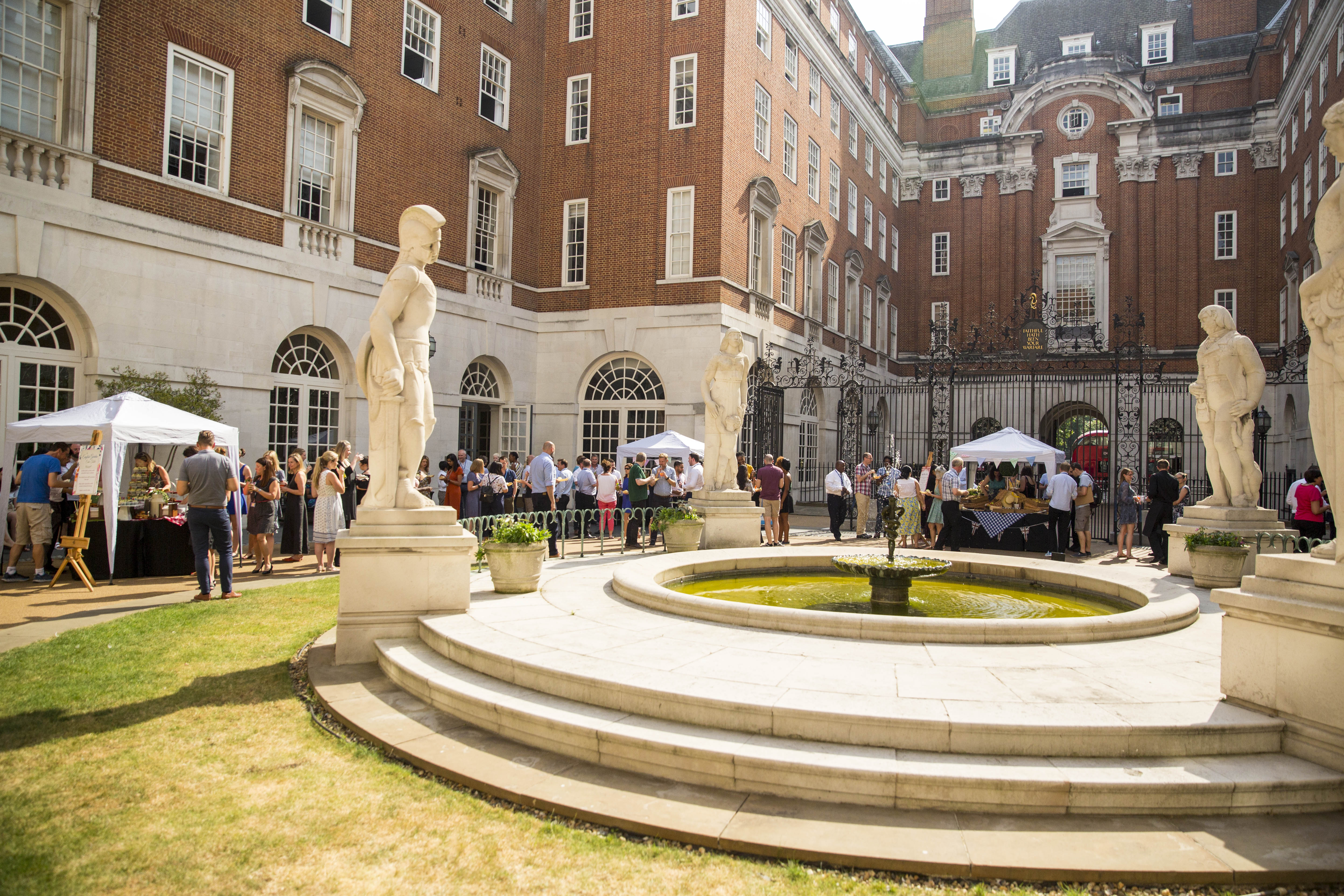 Summer Parties 2025 at BMA House, elegant outdoor venue for networking and social gatherings.