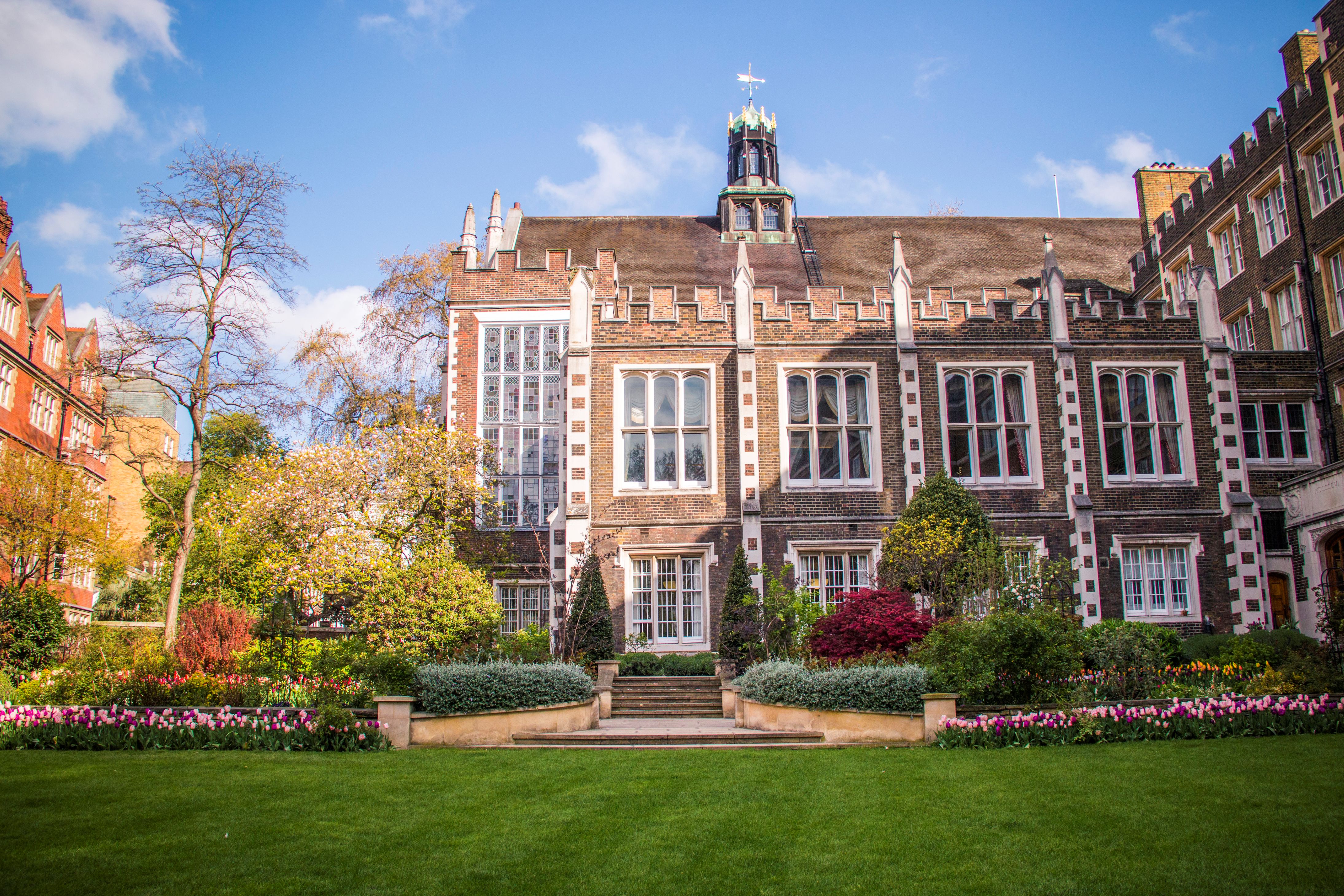 Middle Temple historic gardens reception venue