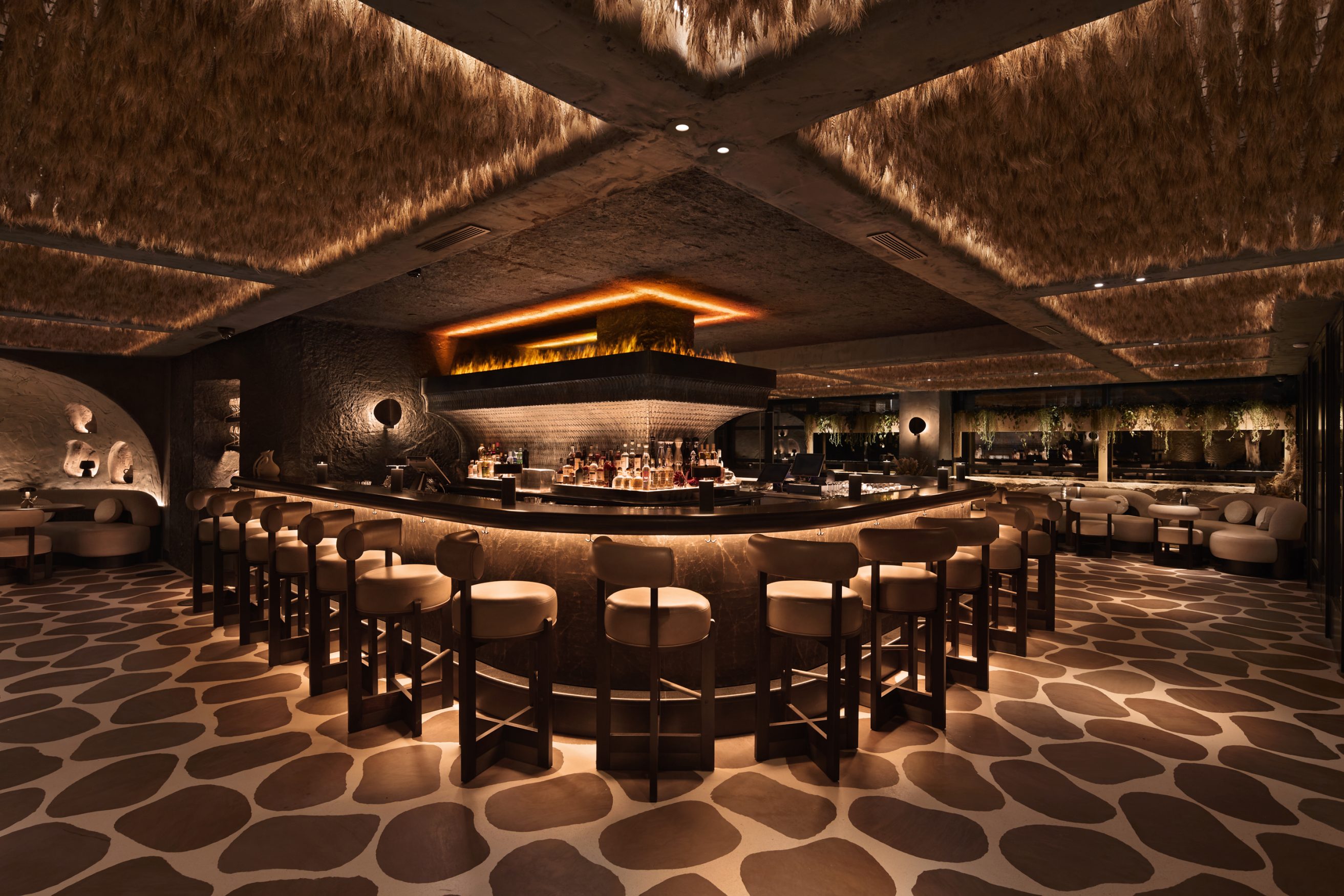Moody VIP lounge for intimate post-conference networking and exclusive event receptions.