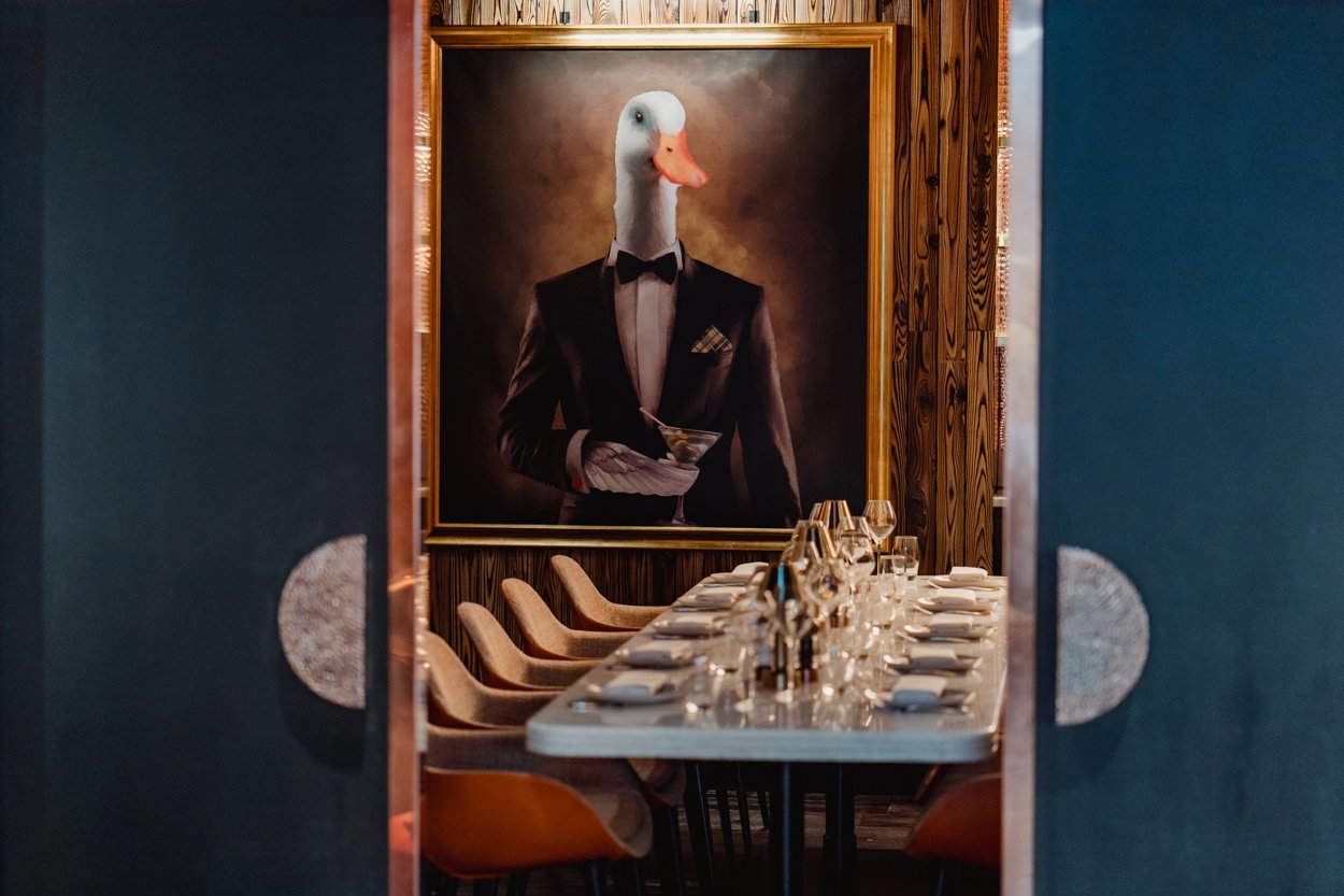 Private dining room at The Whisky Room Edinburgh for exclusive events and corporate gatherings.