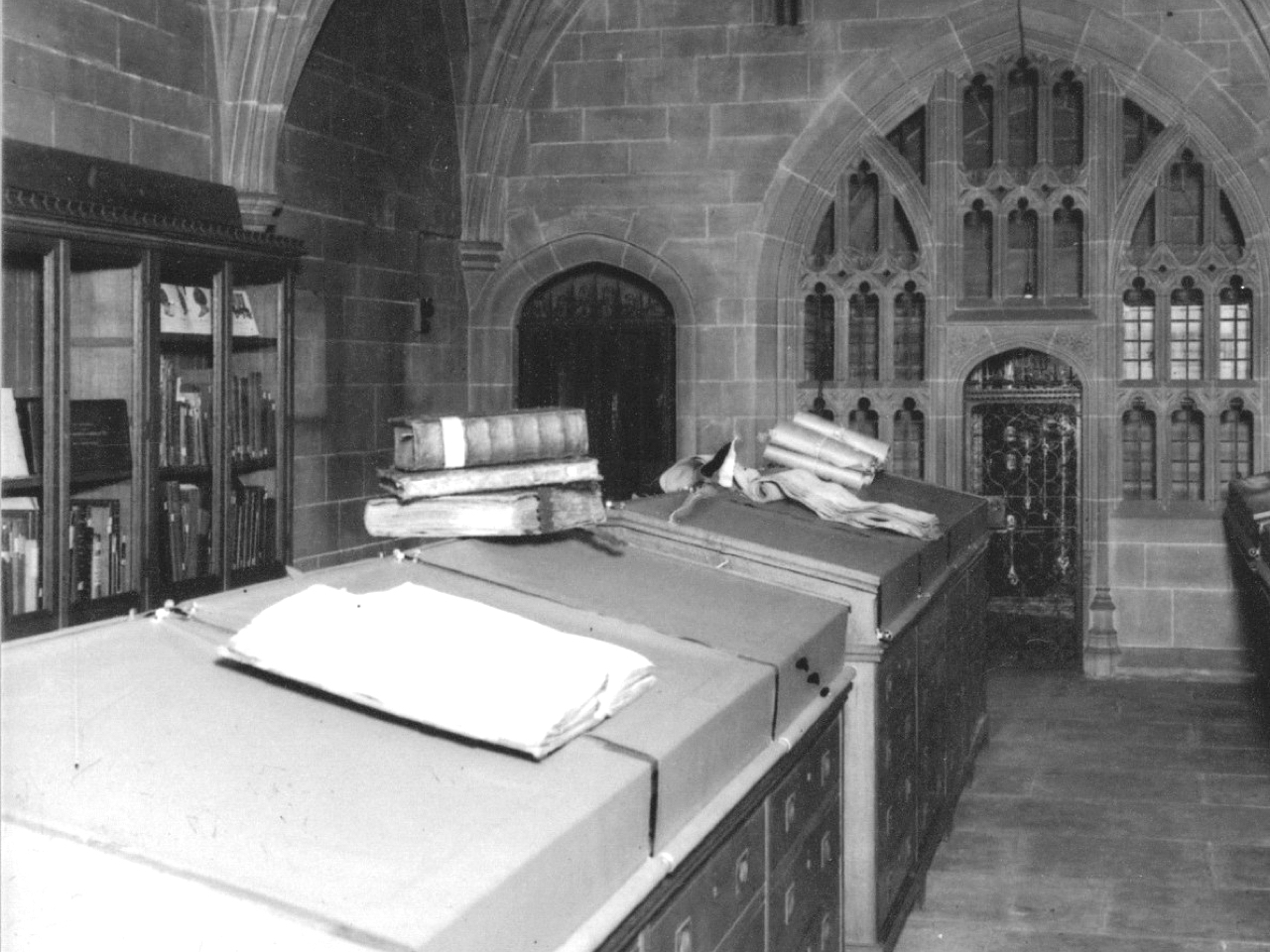 Historic Medieval Kitchen at St Mary's Guildhall, ideal for intimate board meetings and events.