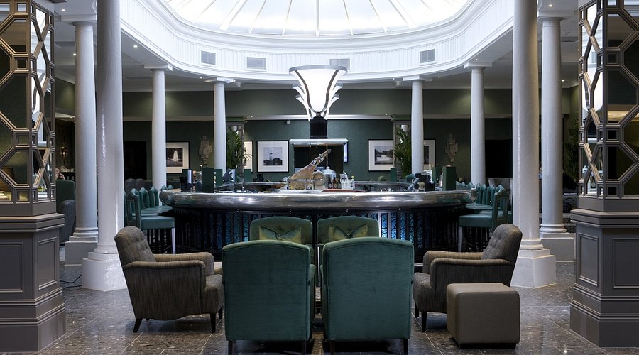 Elegant bar at The Belfry, perfect for networking events and cocktail receptions.