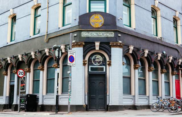 Live music venue at Band on the Wall for intimate concerts and private event hire.